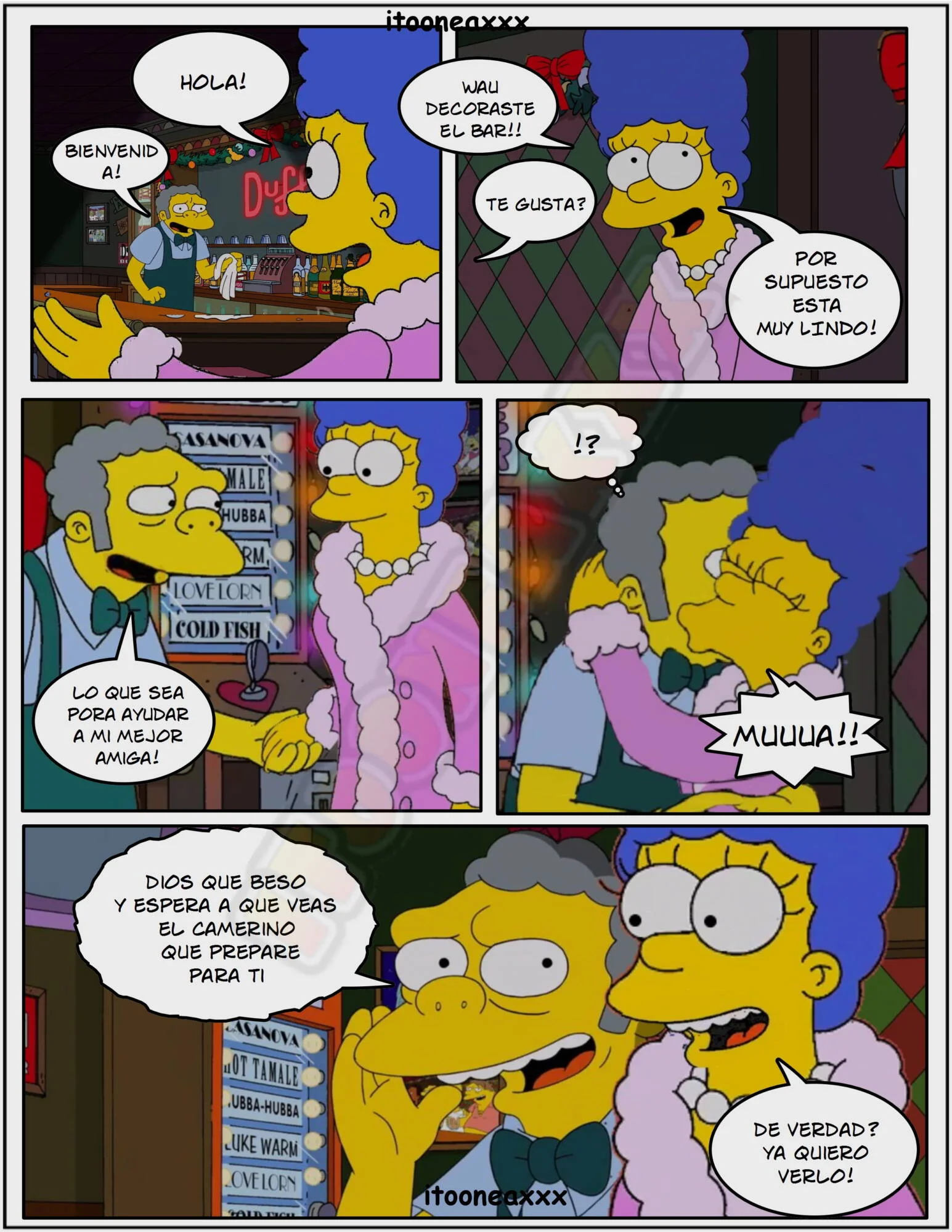 The Simpsons Porn Comics Series, 5.2 [Spanish] Sexy Christmas 2, page 2 of 70