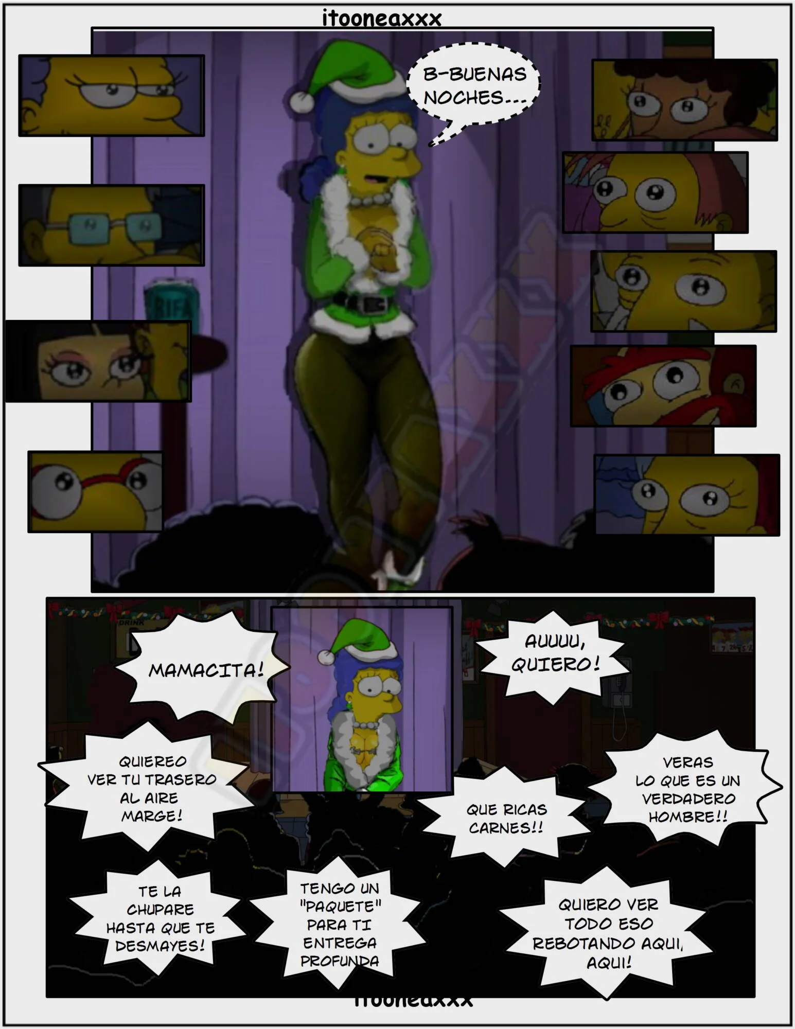 The Simpsons Porn Comics Series, 5.2 [Spanish] Sexy Christmas 2, page 12 of 70