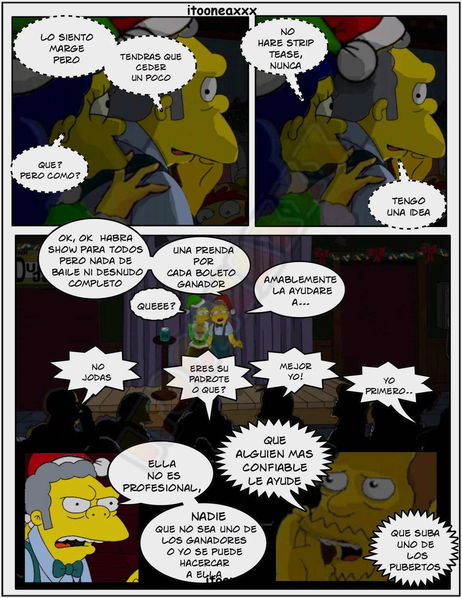 The Simpsons Porn Comics Series, 5.2 [Spanish] Sexy Christmas 2, page 16 of 70