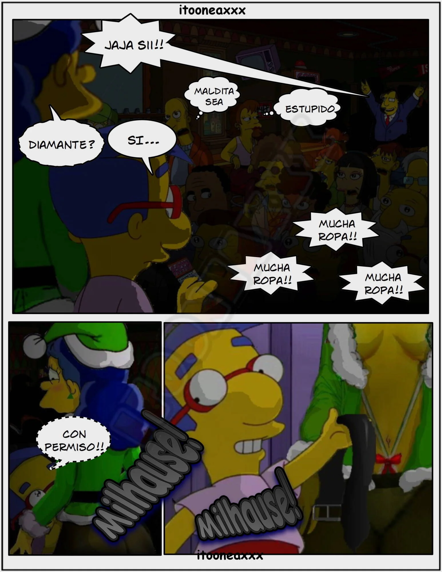 The Simpsons Porn Comics Series, 5.2 [Spanish] Sexy Christmas 2, page 19 of 70