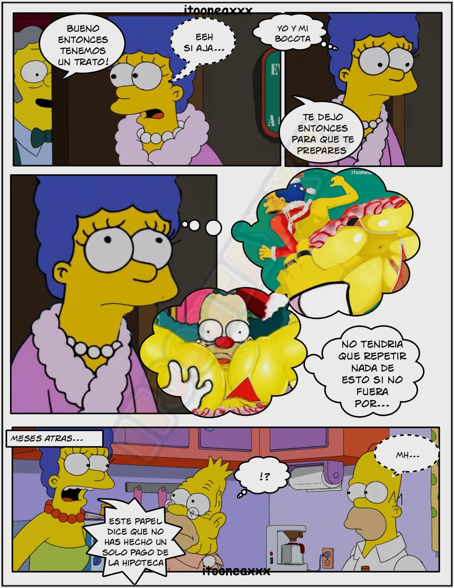The Simpsons Porn Comics Series, 5.2 [Spanish] Sexy Christmas 2, page 4 of 70