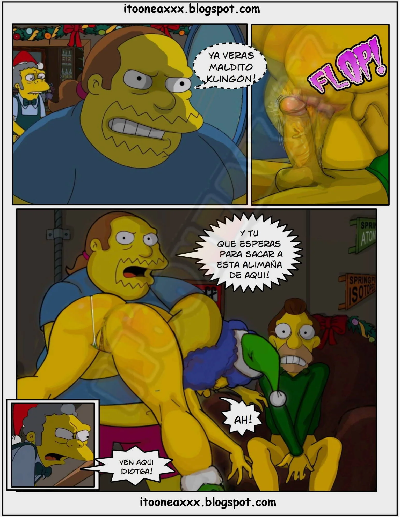 The Simpsons Porn Comics Series, 5.2 [Spanish] Sexy Christmas 2, page 36 of 70
