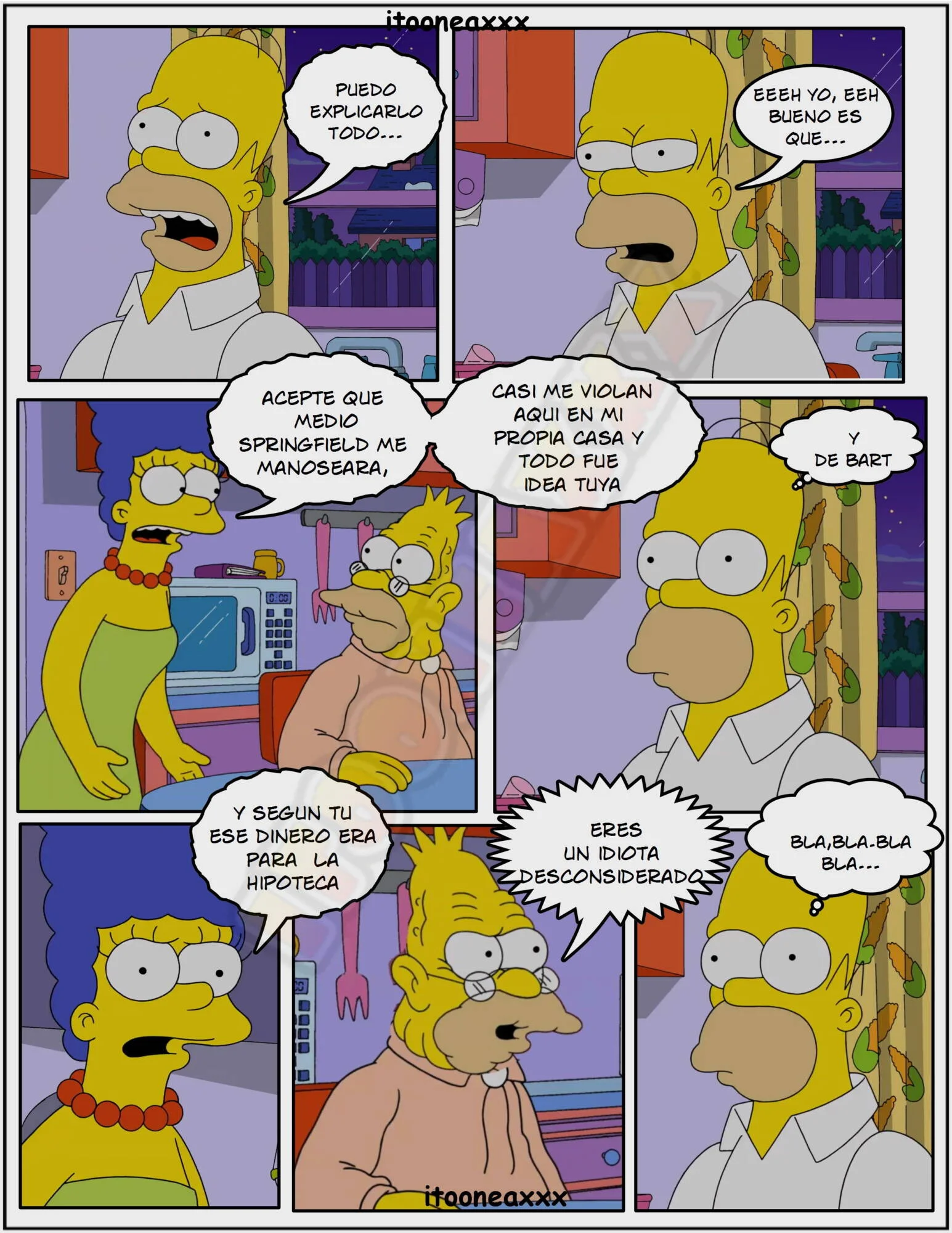The Simpsons Porn Comics Series, 5.2 [Spanish] Sexy Christmas 2, page 5 of 70