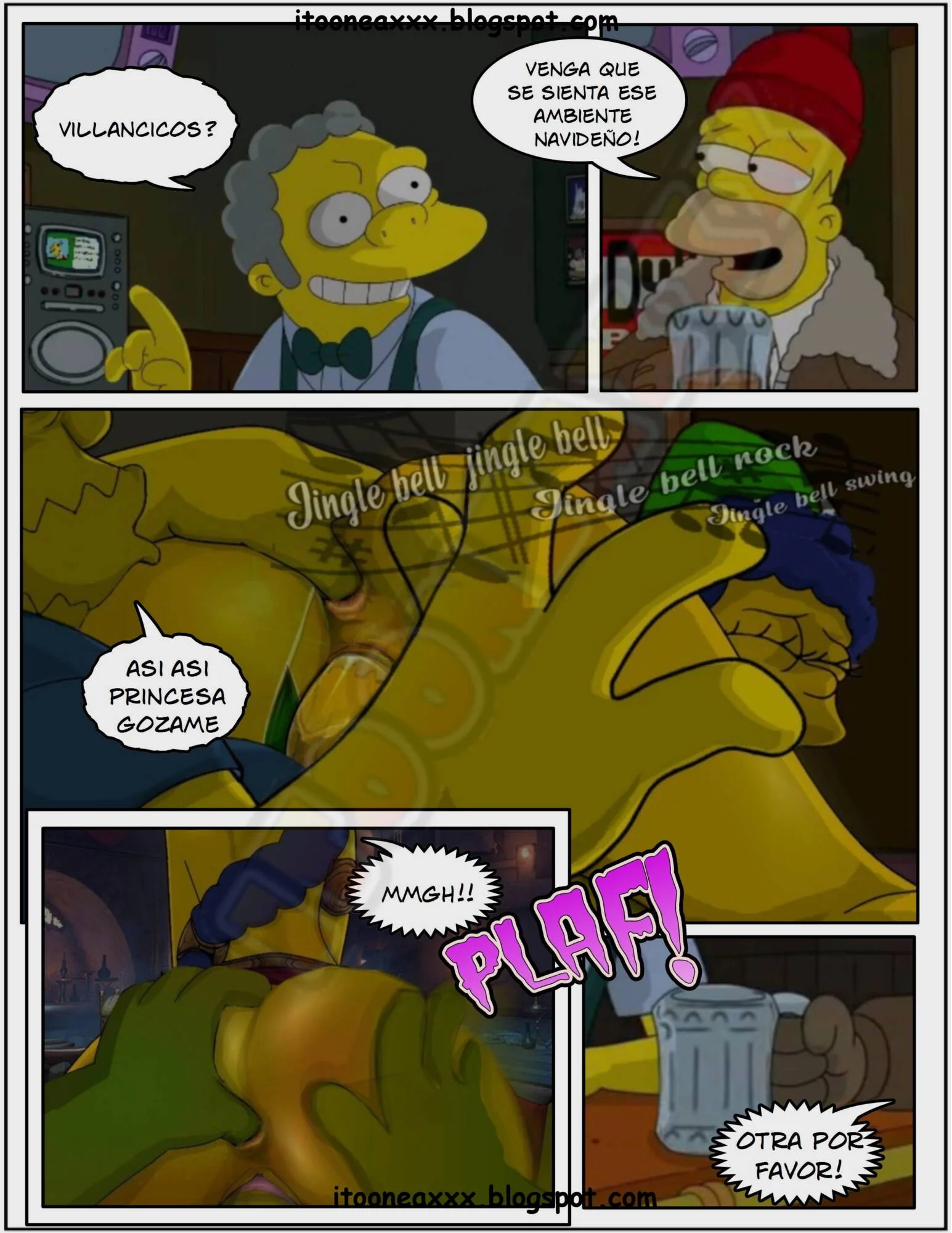 The Simpsons Porn Comics Series, 5.2 [Spanish] Sexy Christmas 2, page 46 of 70