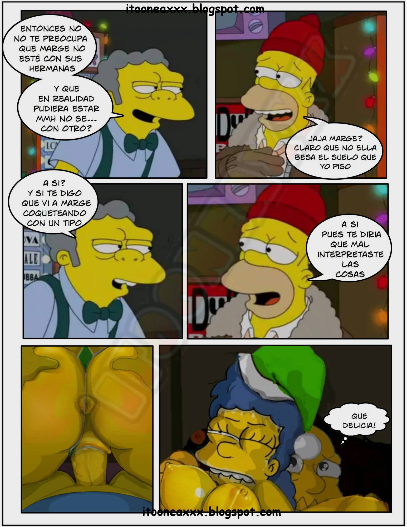 The Simpsons Porn Comics Series, 5.2 [Spanish] Sexy Christmas 2, page 48 of 70