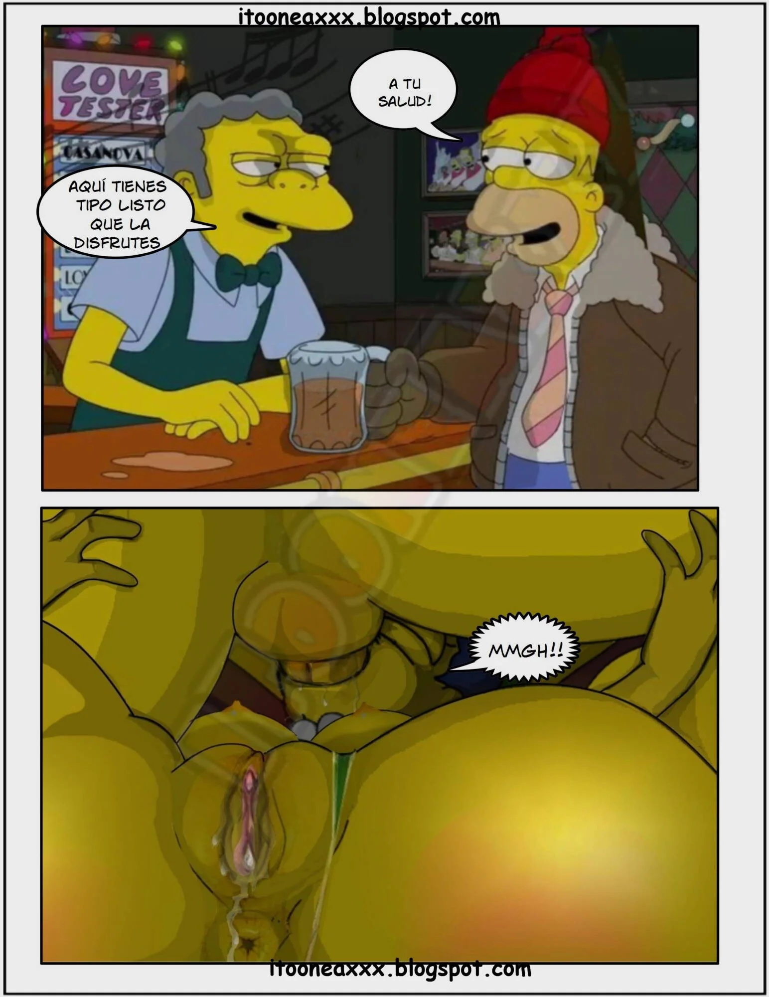 The Simpsons Porn Comics Series, 5.2 [Spanish] Sexy Christmas 2, page 51 of 70