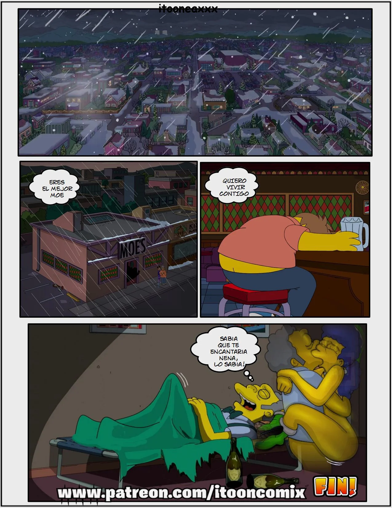 The Simpsons Porn Comics Series, 5.2 [Spanish] Sexy Christmas 2, page 70 of 70