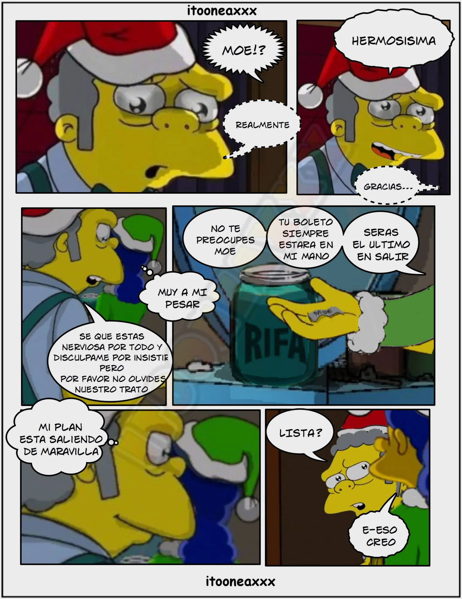 The Simpsons Porn Comics Series, 5.2 [Spanish] Sexy Christmas 2, page 8 of 70