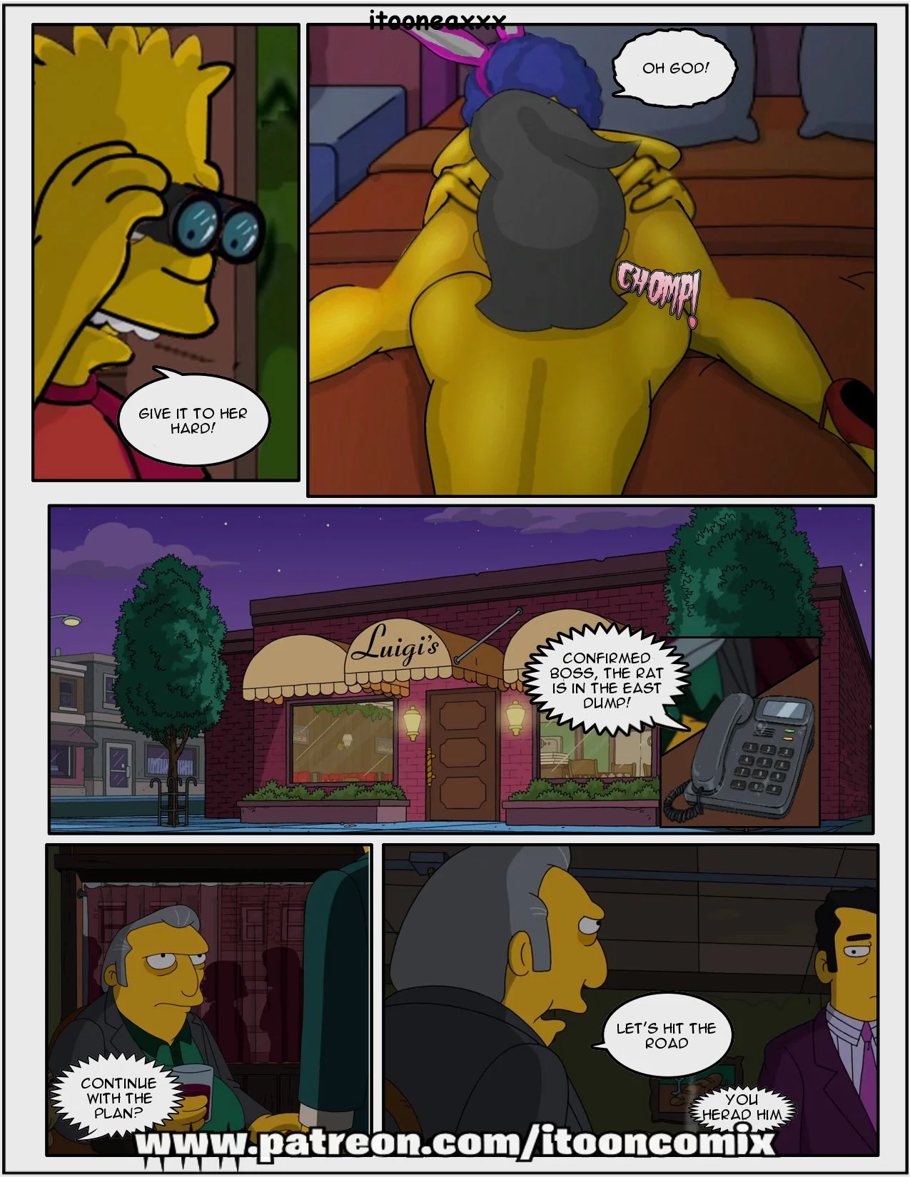 The Simpsons Porn Comics Series, 4.3 . Snake 3 - Eng, page 4 of 27