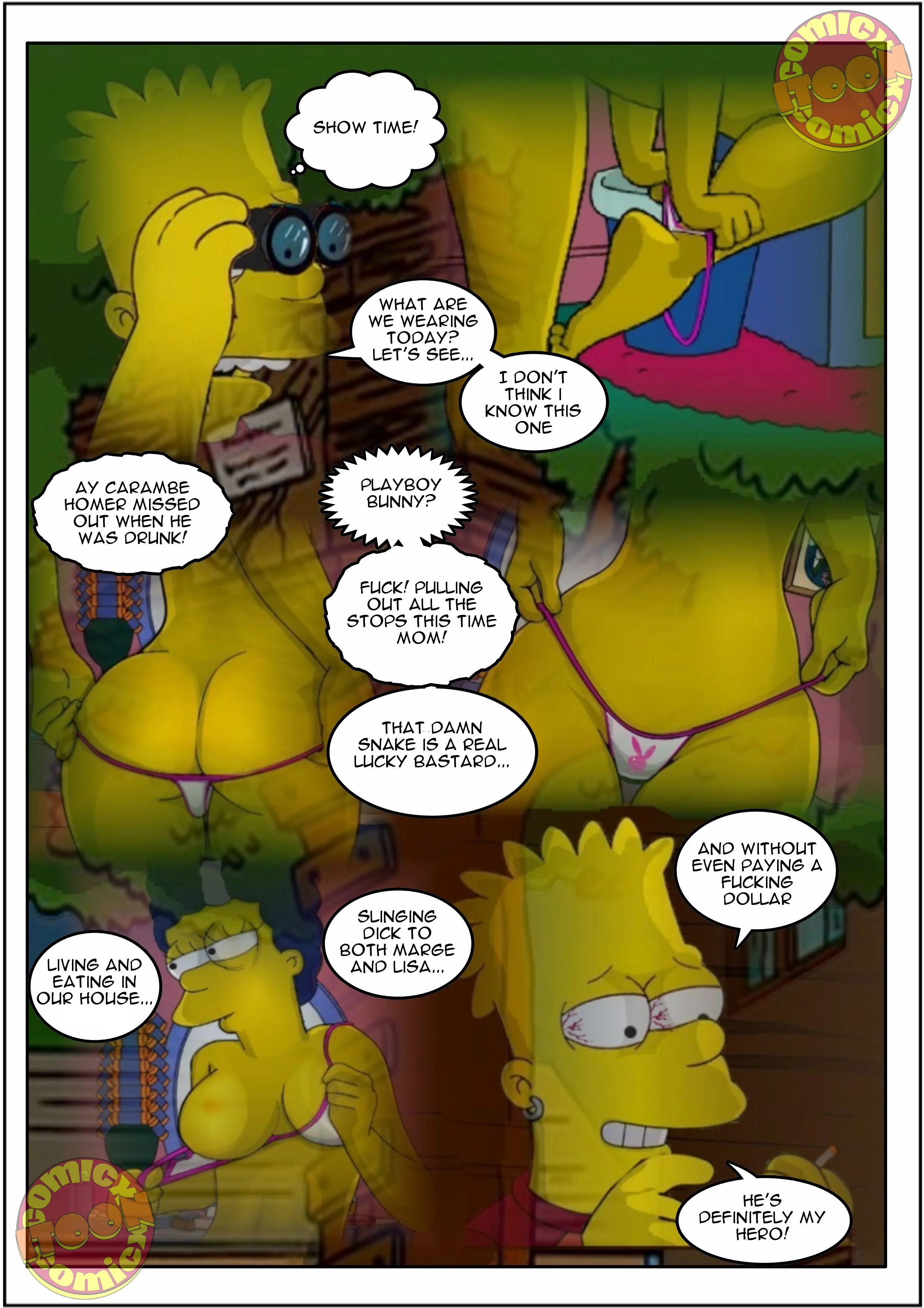 The Simpsons Porn Comics Series, 4.1 . Snake 1 - Eng, page 13 of 15