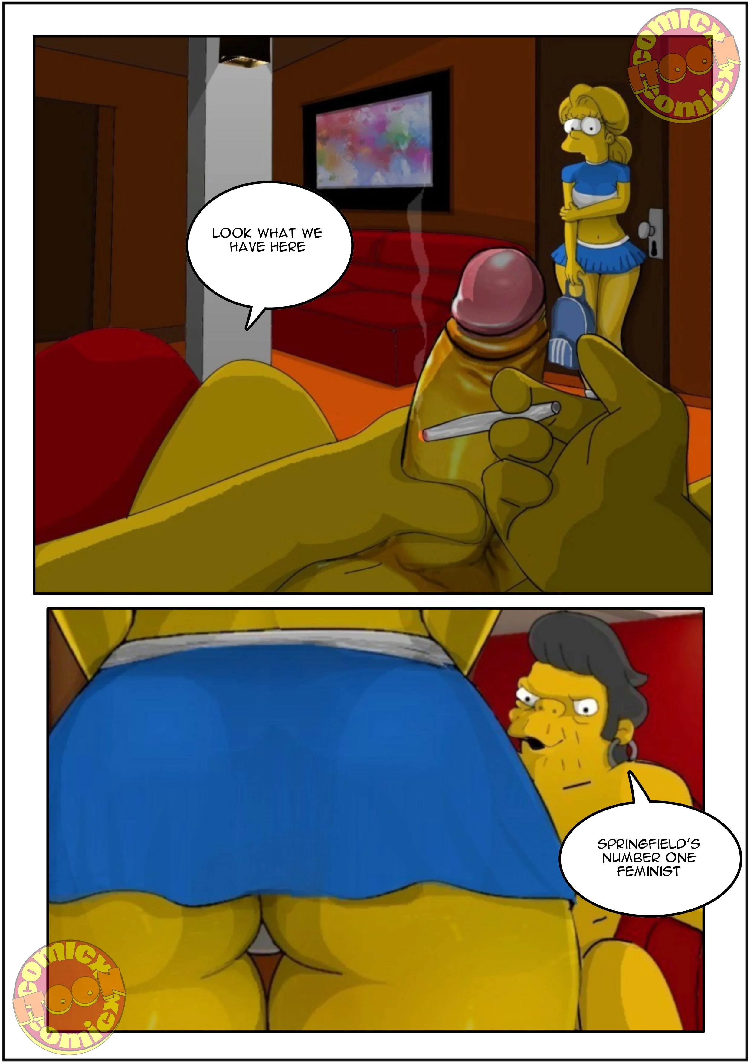 The Simpsons Porn Comics Series, 4.1 . Snake 1 - Eng, page 5 of 15