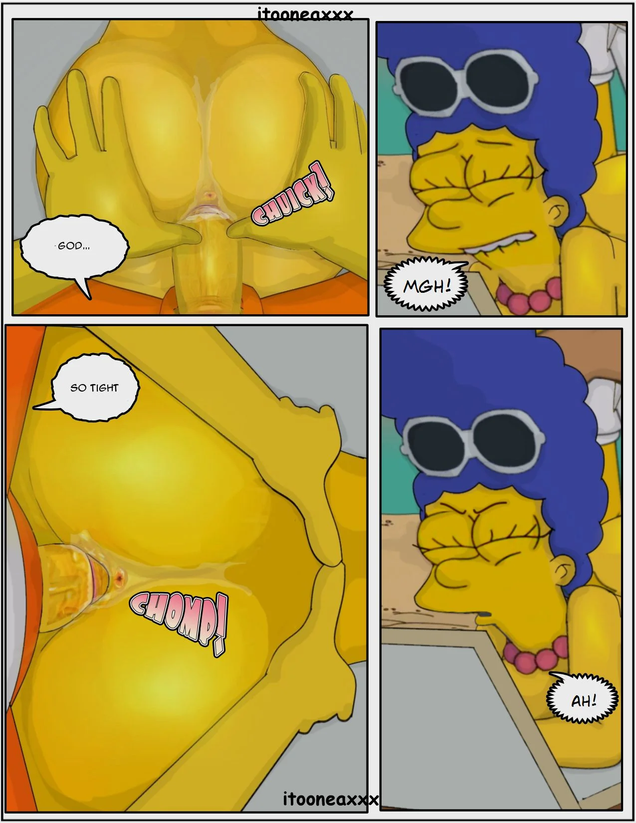 The Simpsons Porn Comics Series, 3 . On The Beach - Eng, page 10 of 13