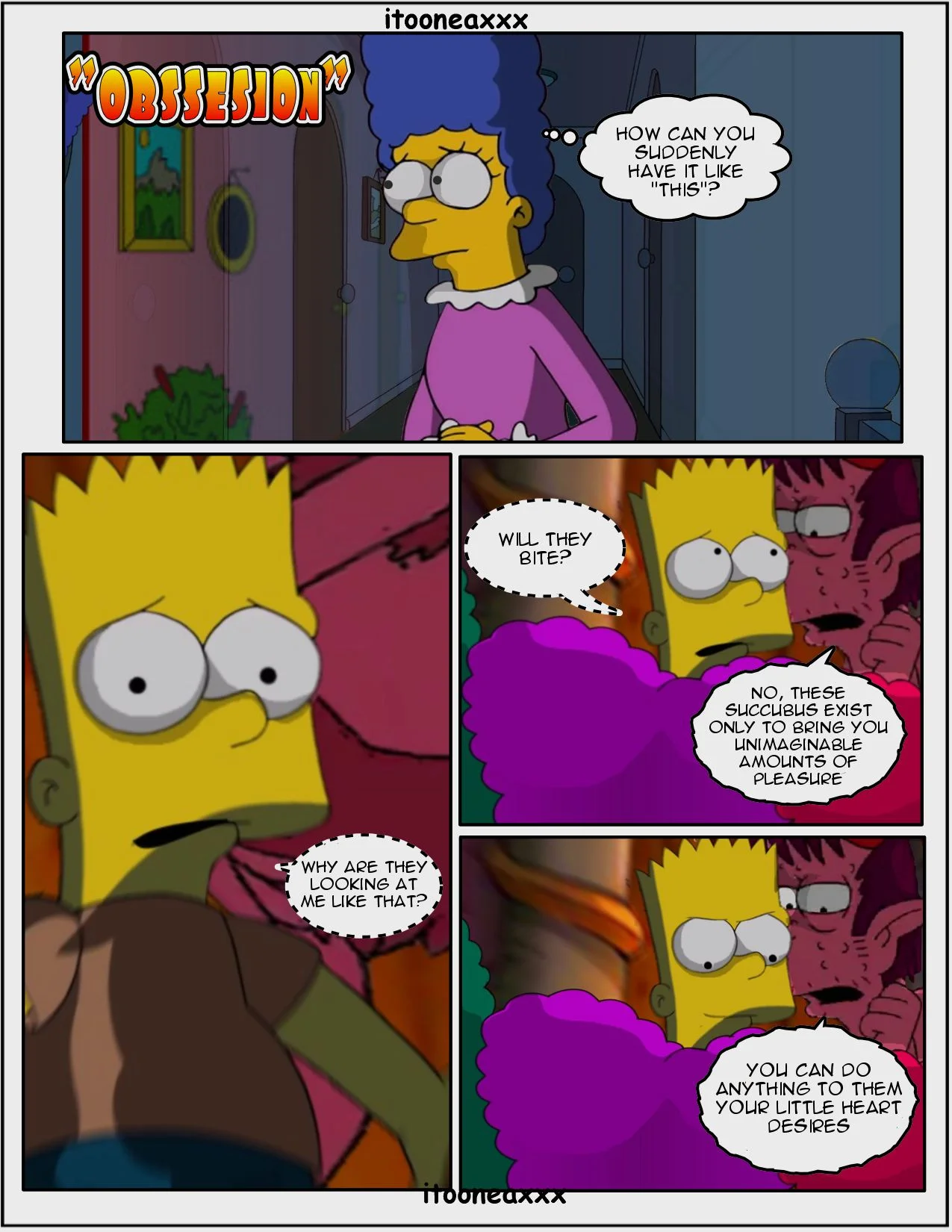 The Simpsons Porn Comics Series, 2 . Obsession - Eng, page 2 of 24