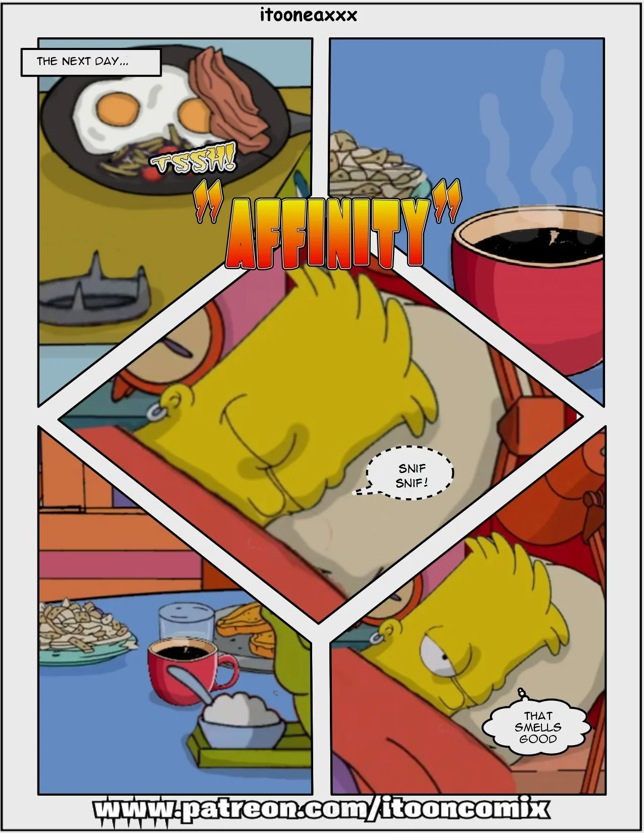 The Simpsons Porn Comics Series, 1.2 Affinity 2 - Eng, page 2 of 29