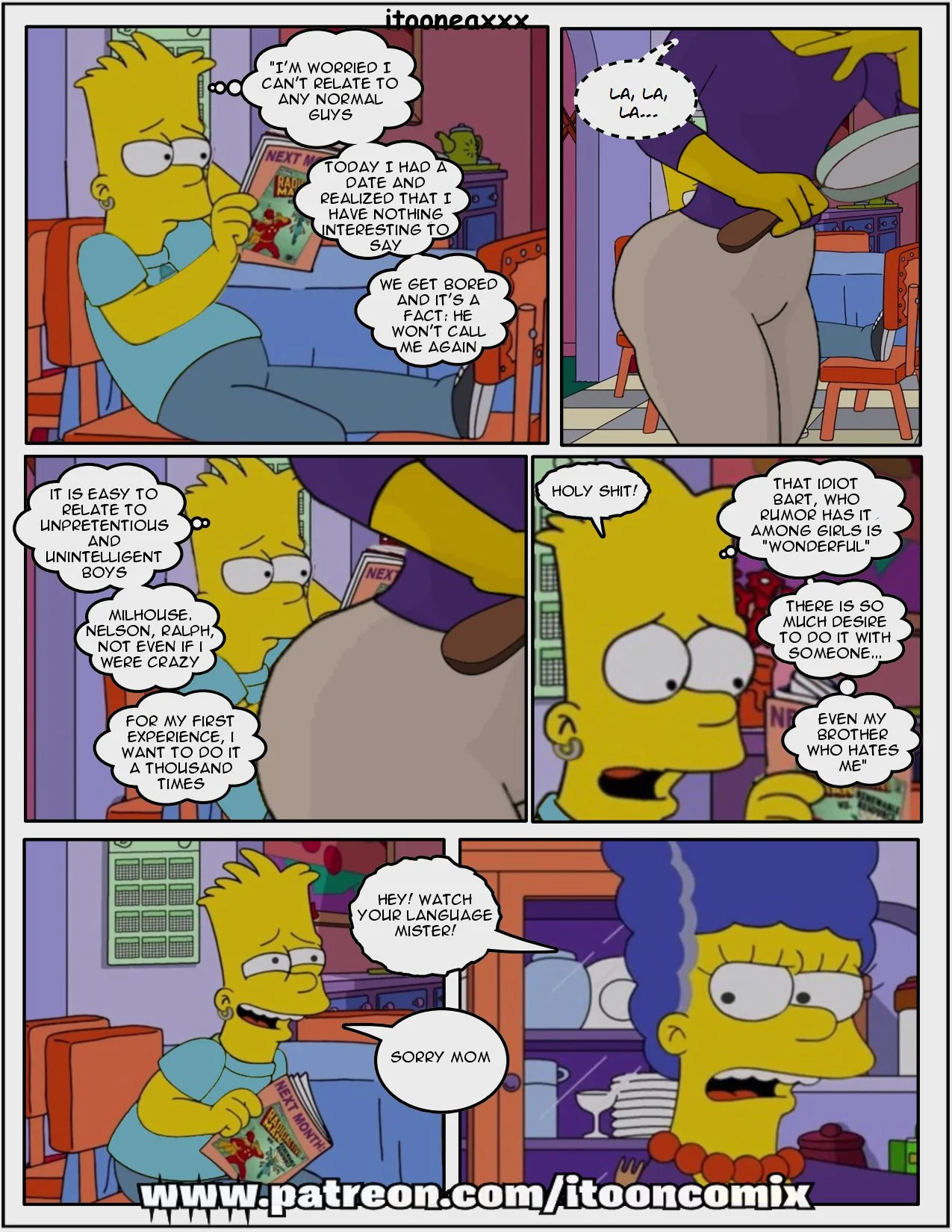 The Simpsons Porn Comics Series, 1.1 Affinity 1 - Eng, page 12 of 31