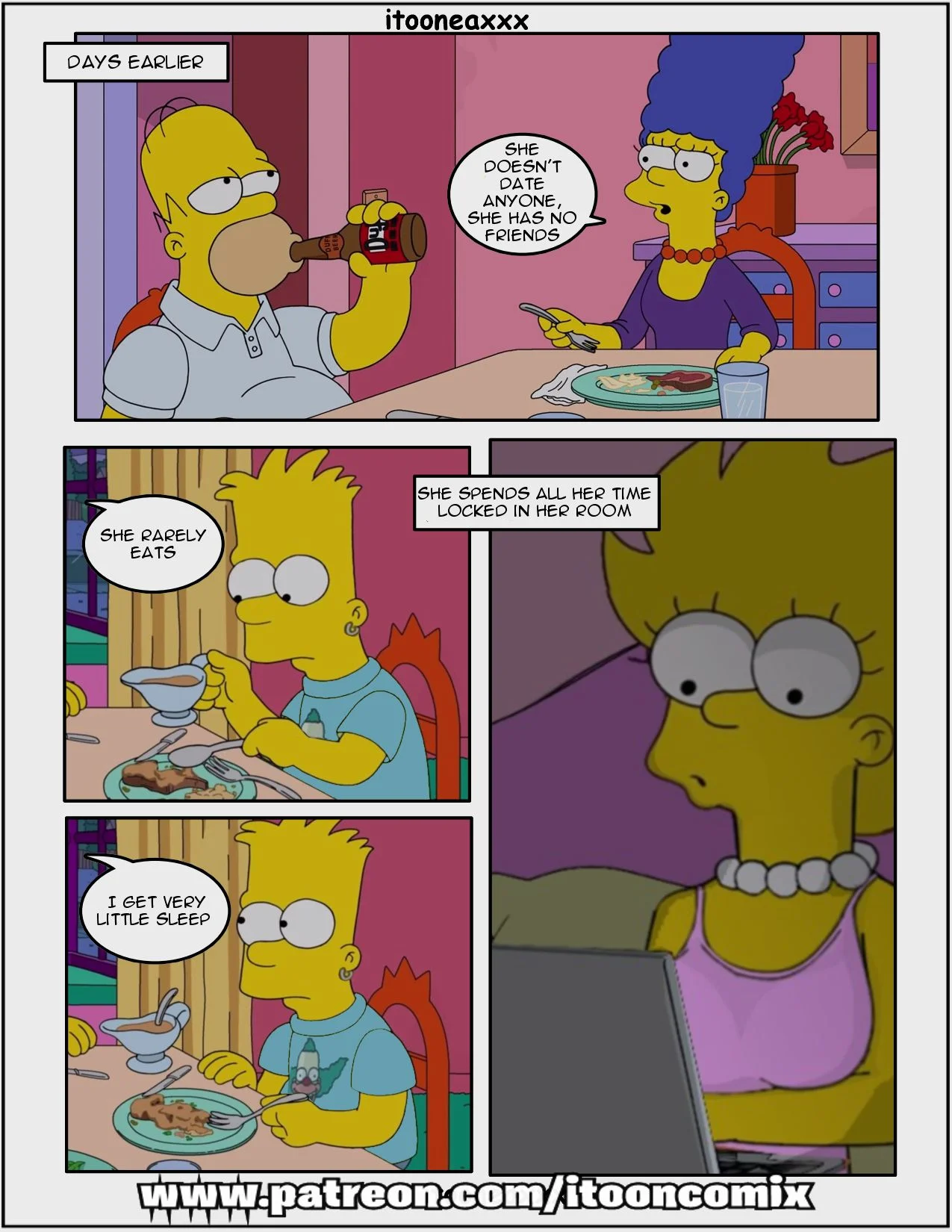 The Simpsons Porn Comics Series, 1.1 Affinity 1 - Eng, page 3 of 31