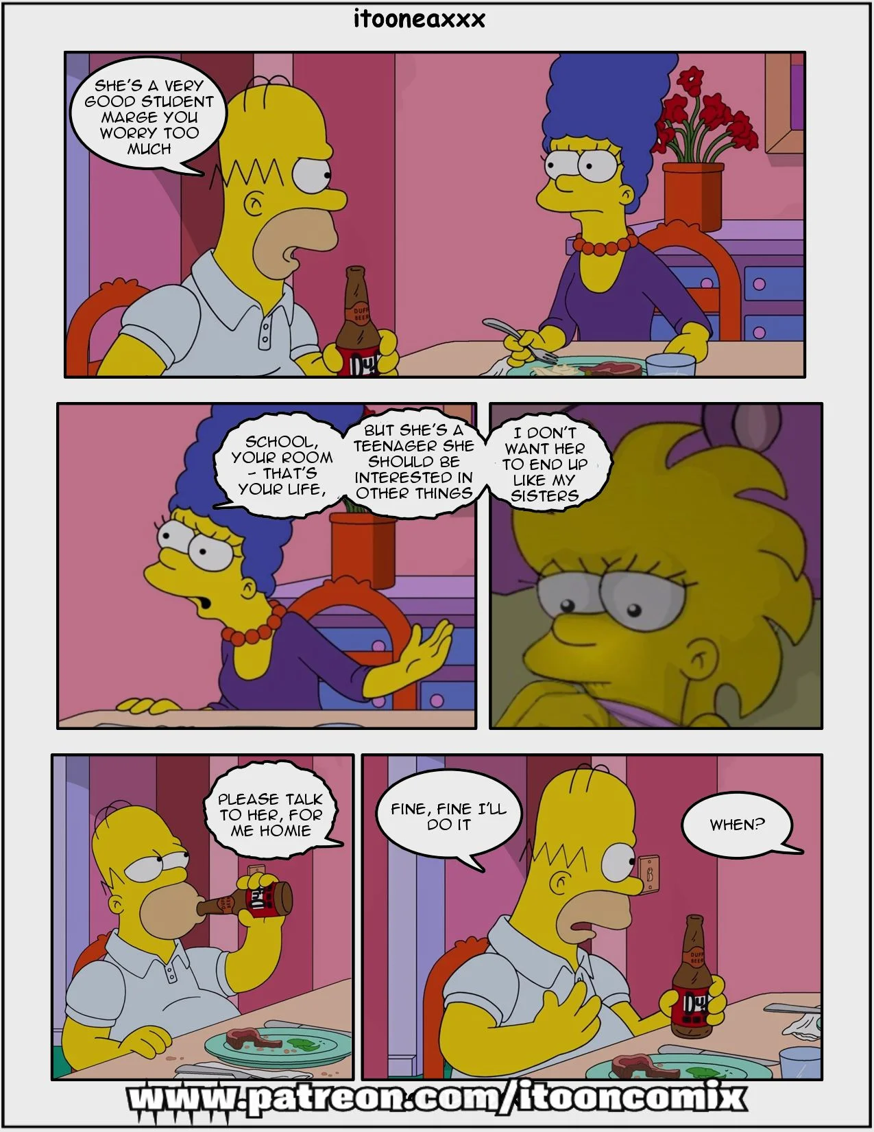 The Simpsons Porn Comics Series, 1.1 Affinity 1 - Eng, page 4 of 31