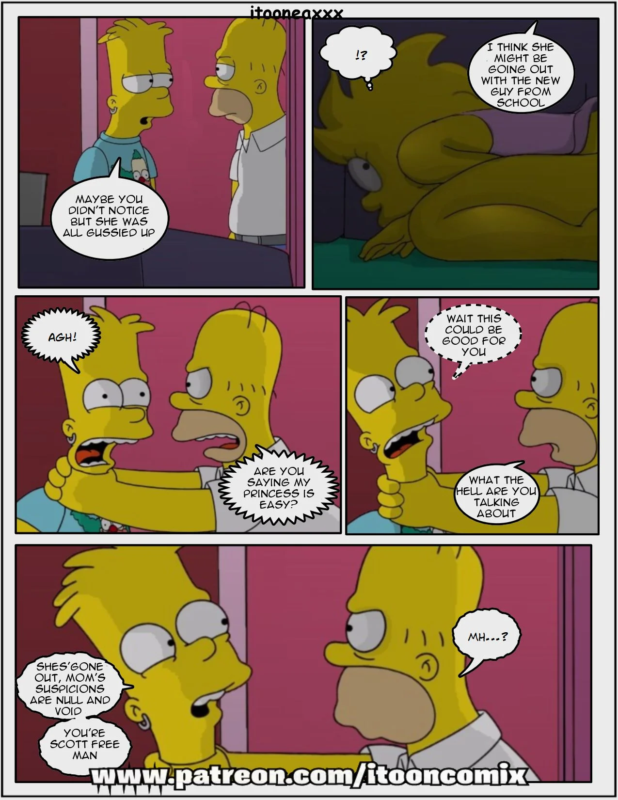 The Simpsons Porn Comics Series, 1.1 Affinity 1 - Eng, page 8 of 31