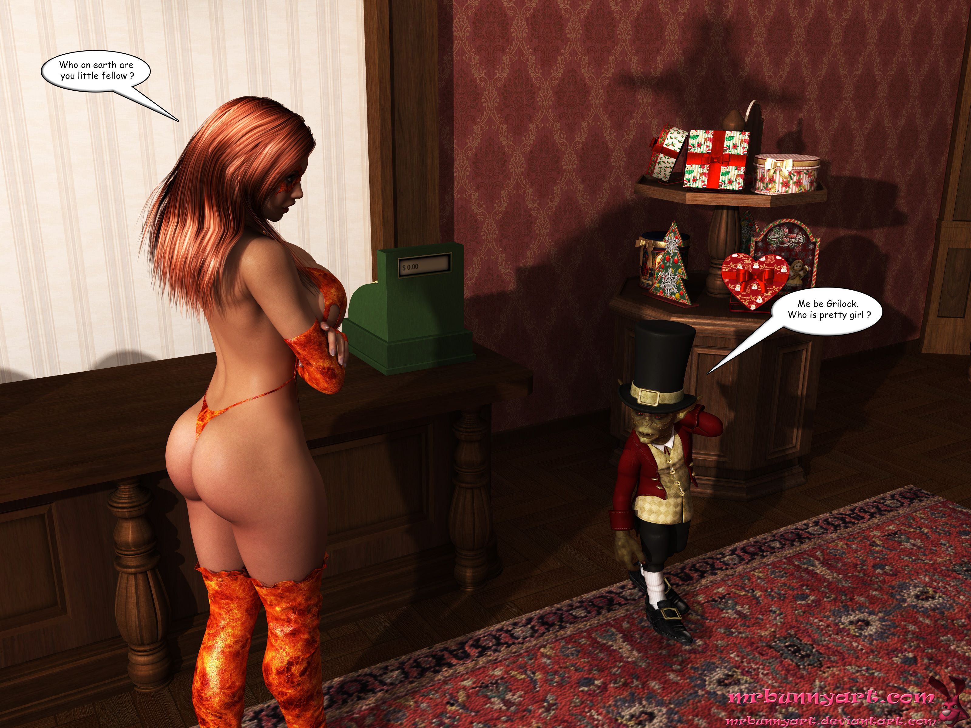 Solar Girl with Xmas Gremlens [MrBunnyArt], Solar Girl with Xmas Gremlens, page 5 of 27