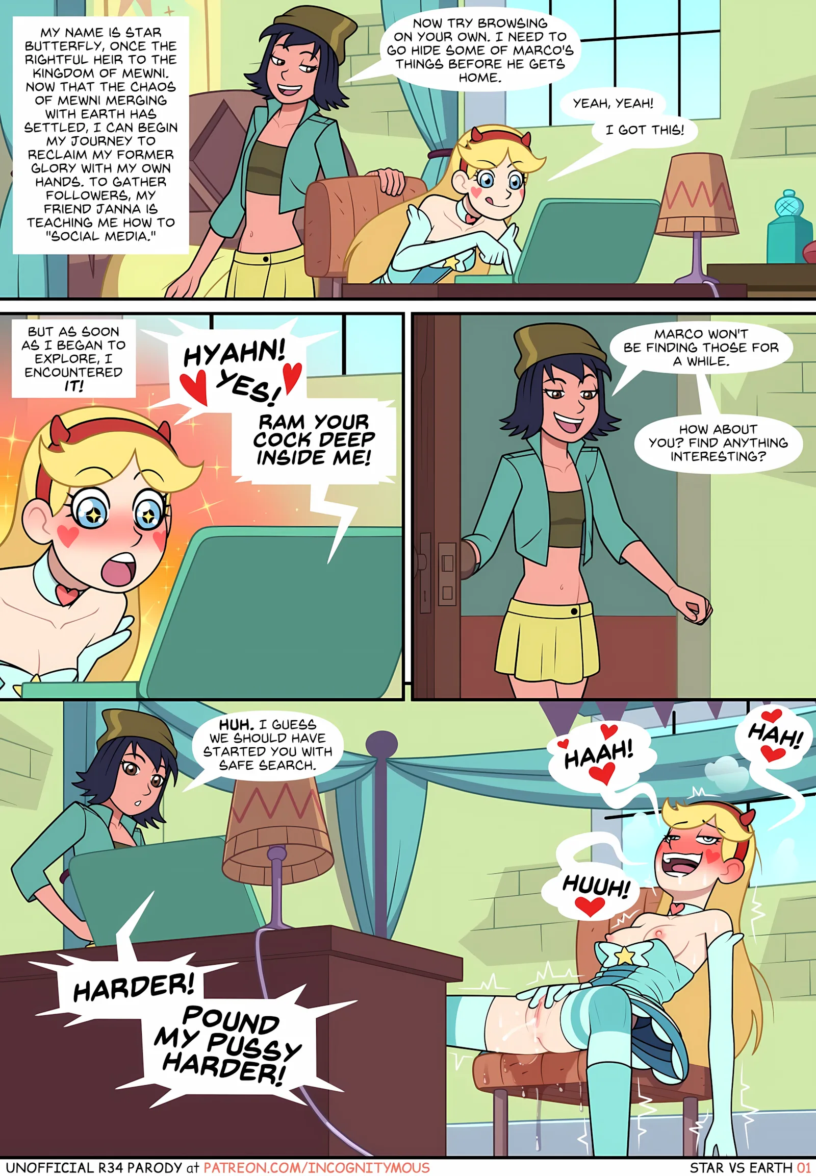 Star vs. Earth (Star VS. The Forces Of Evil) [Incognitymous], 1 . Star vs. Earth - Chapter 1 (Star VS. The Forces Of Evil), page 1 of 33