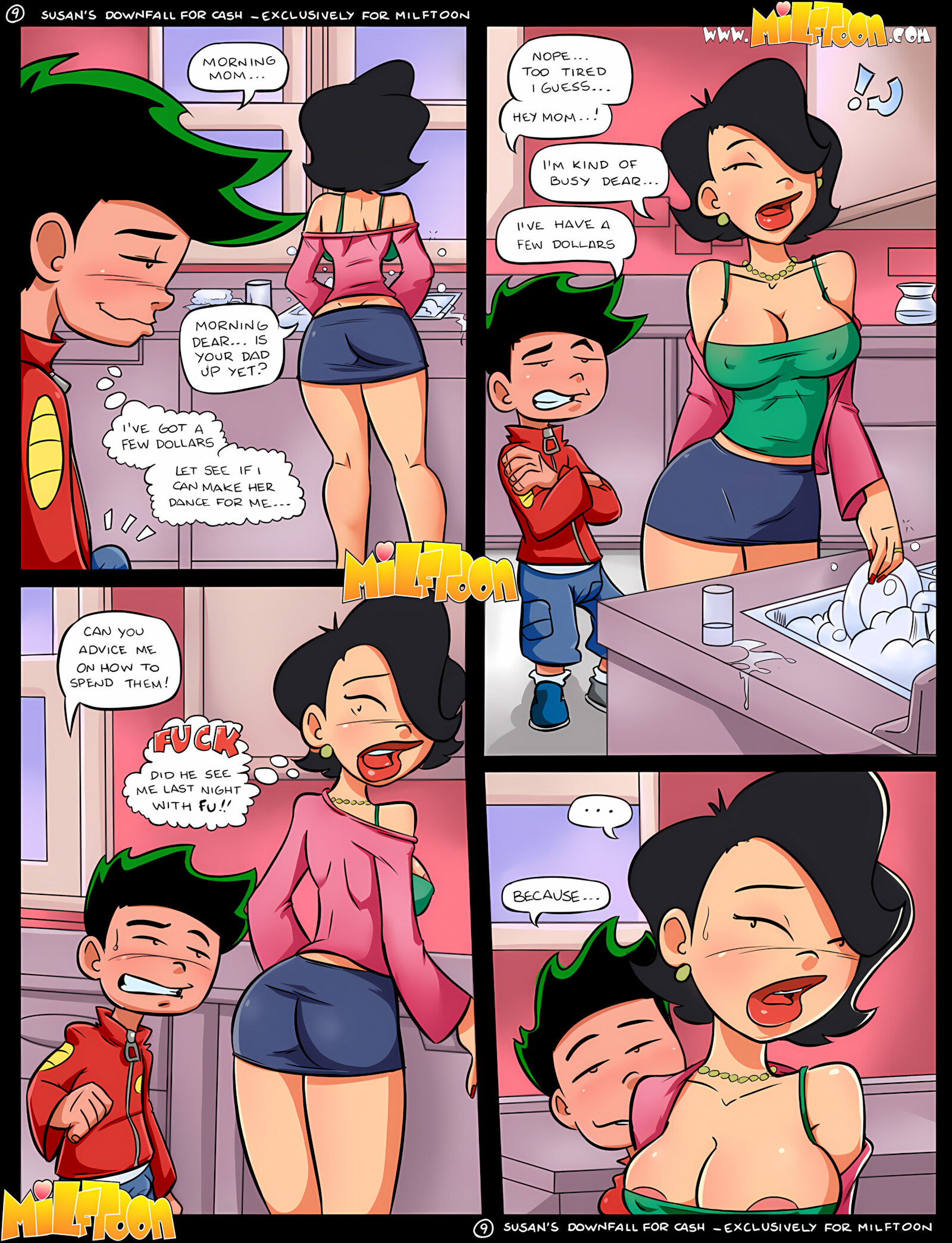 Susans Downfall [Milftoon], Susans Downfall, page 9 of 17