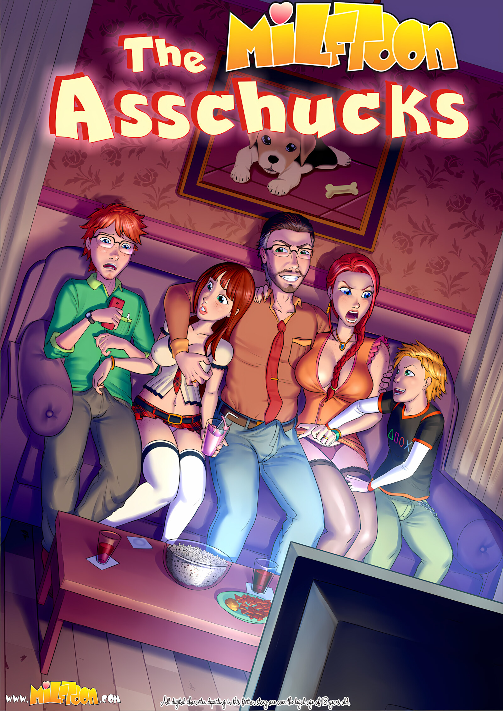 The Asschucks [Milftoon], The Asschucks 1, page 1 of 15