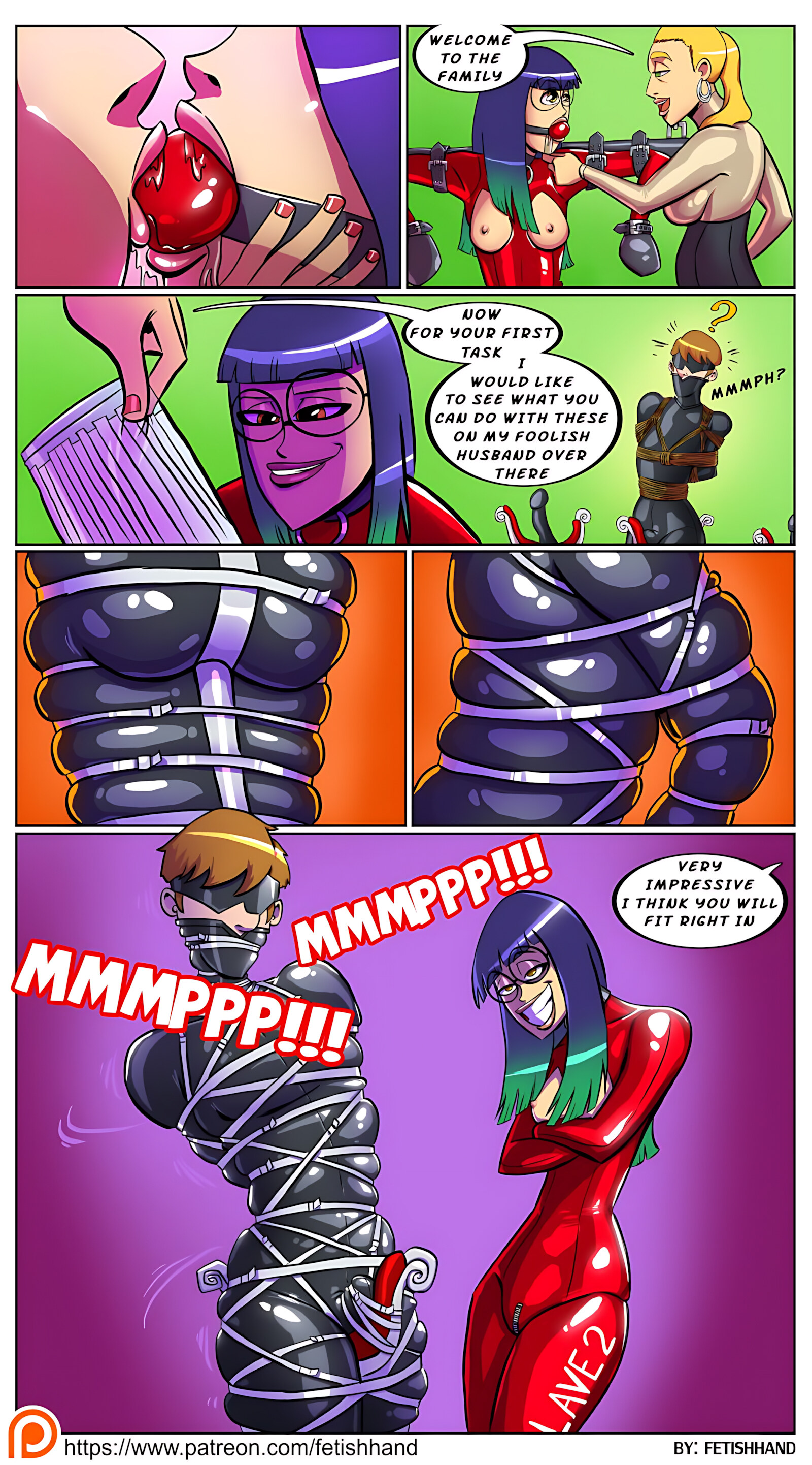 The Latex Couple – The Handover [Fetishhand], The Latex Couple - The Handover, page 12 of 17