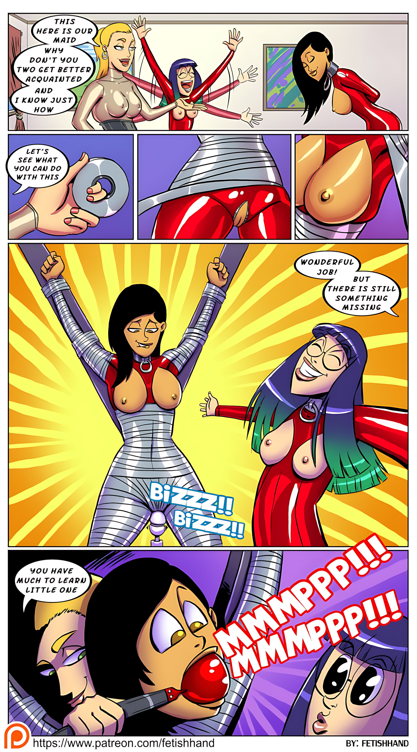 The Latex Couple – The Handover [Fetishhand], The Latex Couple - The Handover, page 13 of 17