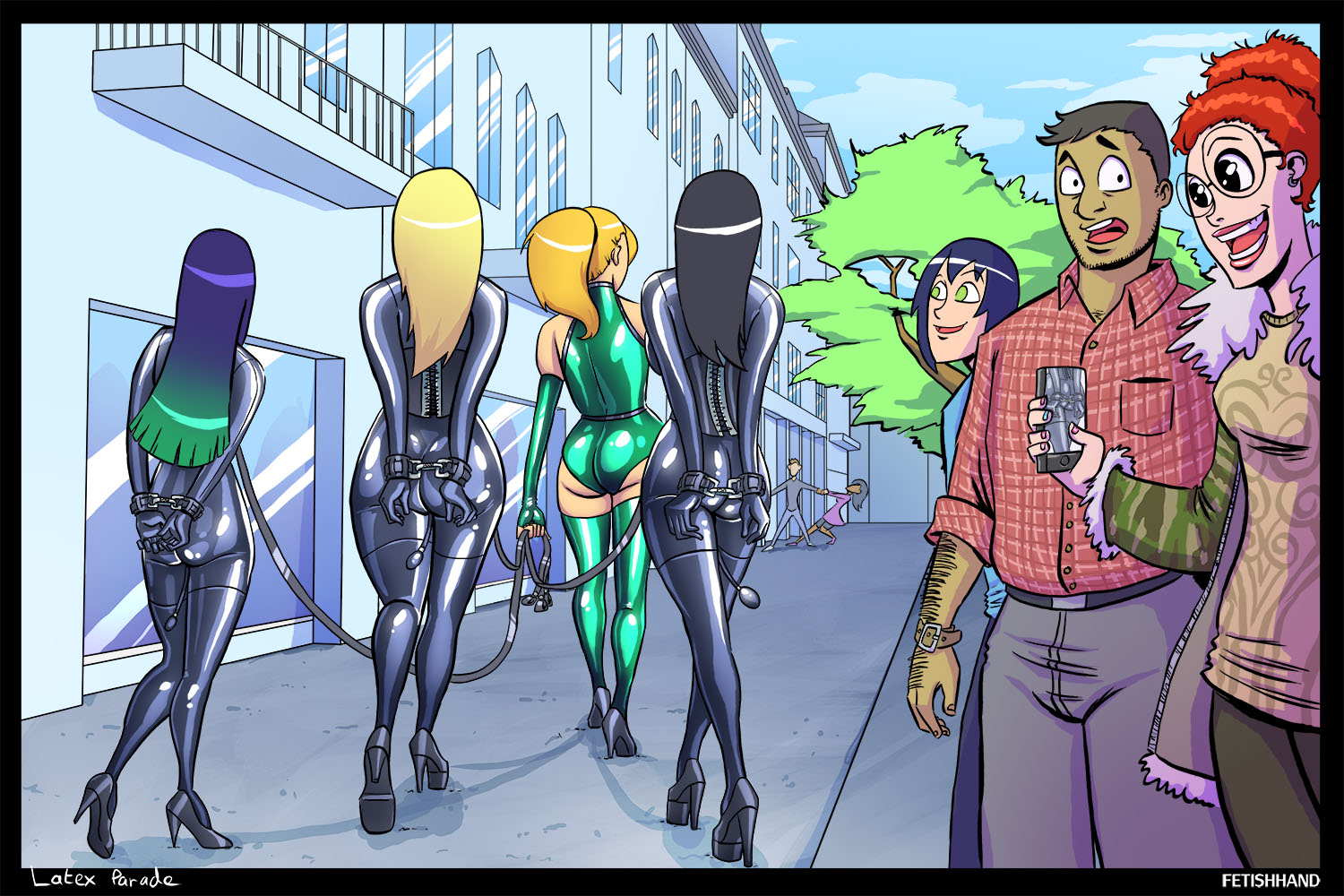 The Latex Couple – The Handover [Fetishhand], The Latex Couple - The Handover, page 17 of 17