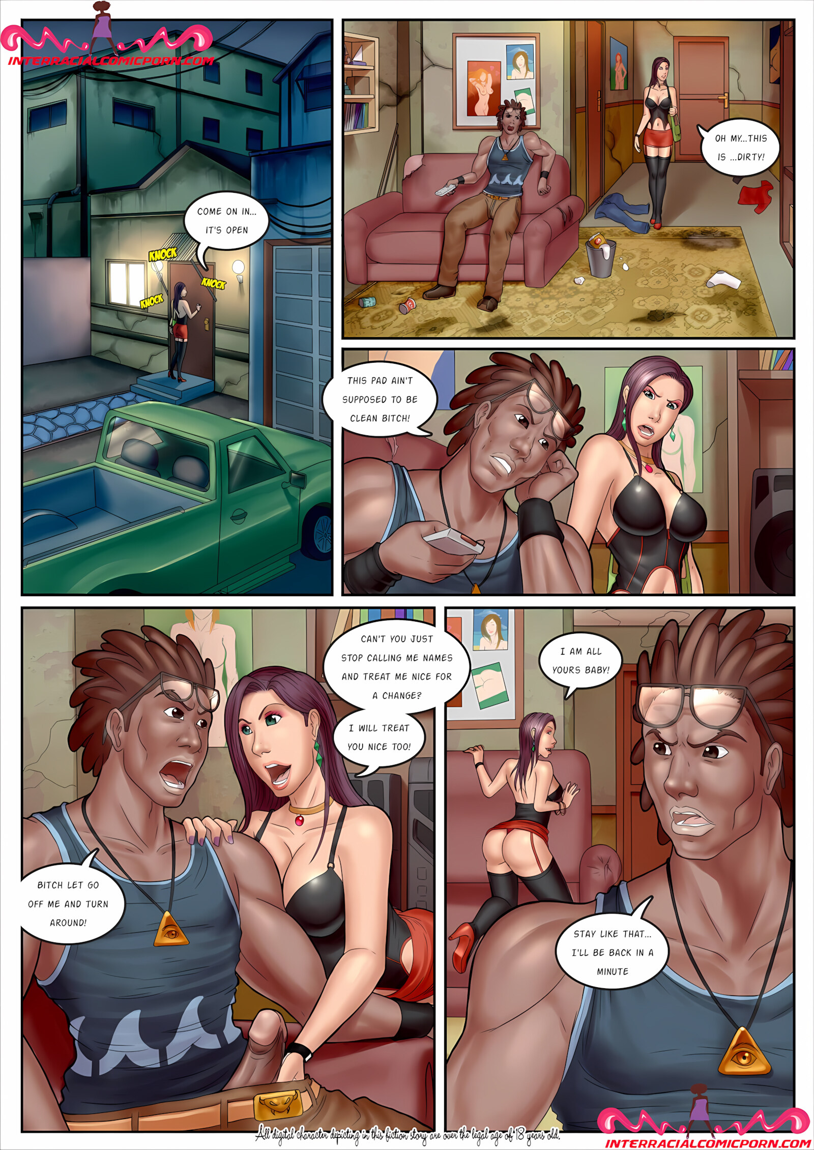 The New Teacher [InterracialComicPorn], The New Teacher 3, page 5 of 12