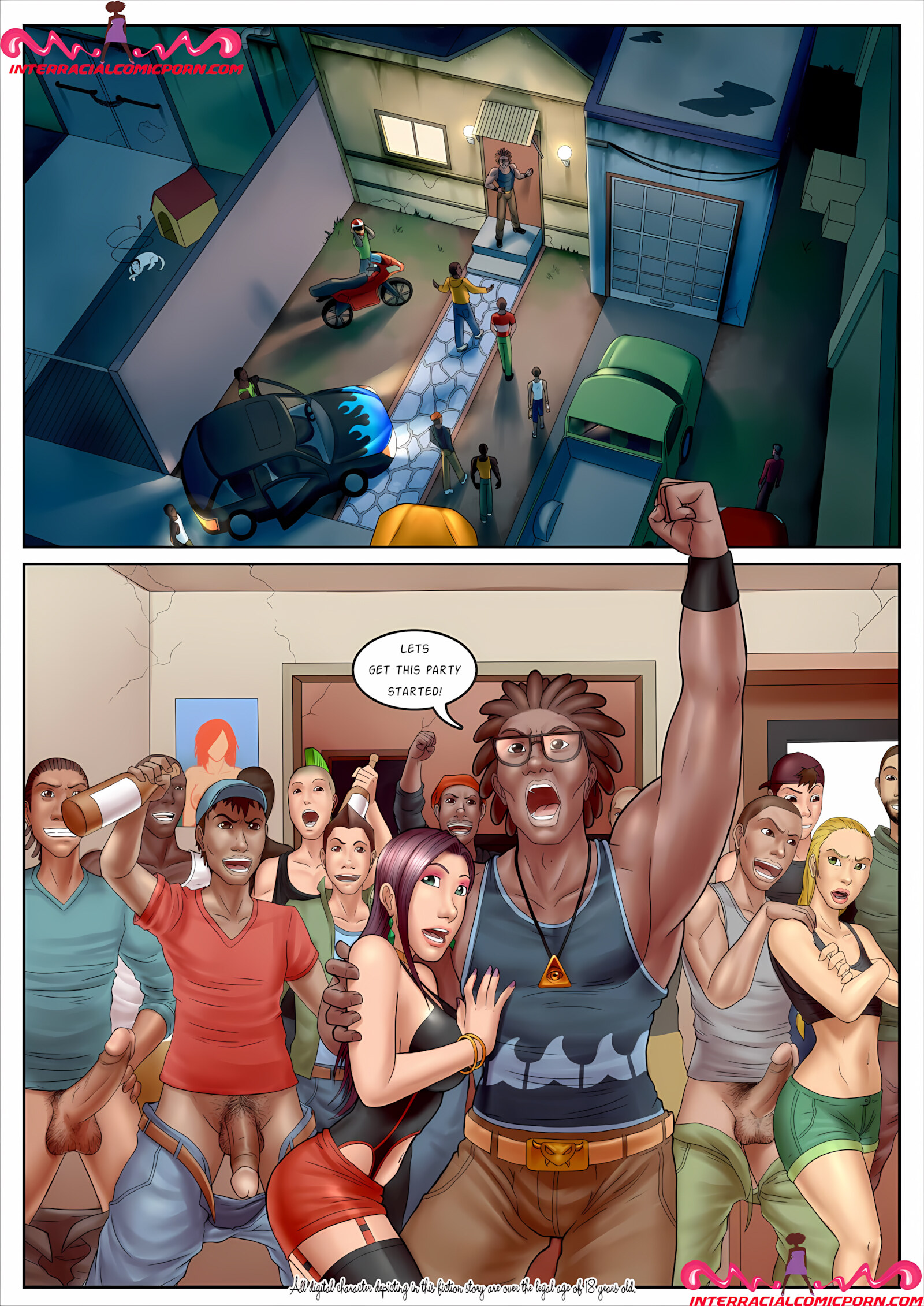 The New Teacher [InterracialComicPorn], The New Teacher 3, page 9 of 12