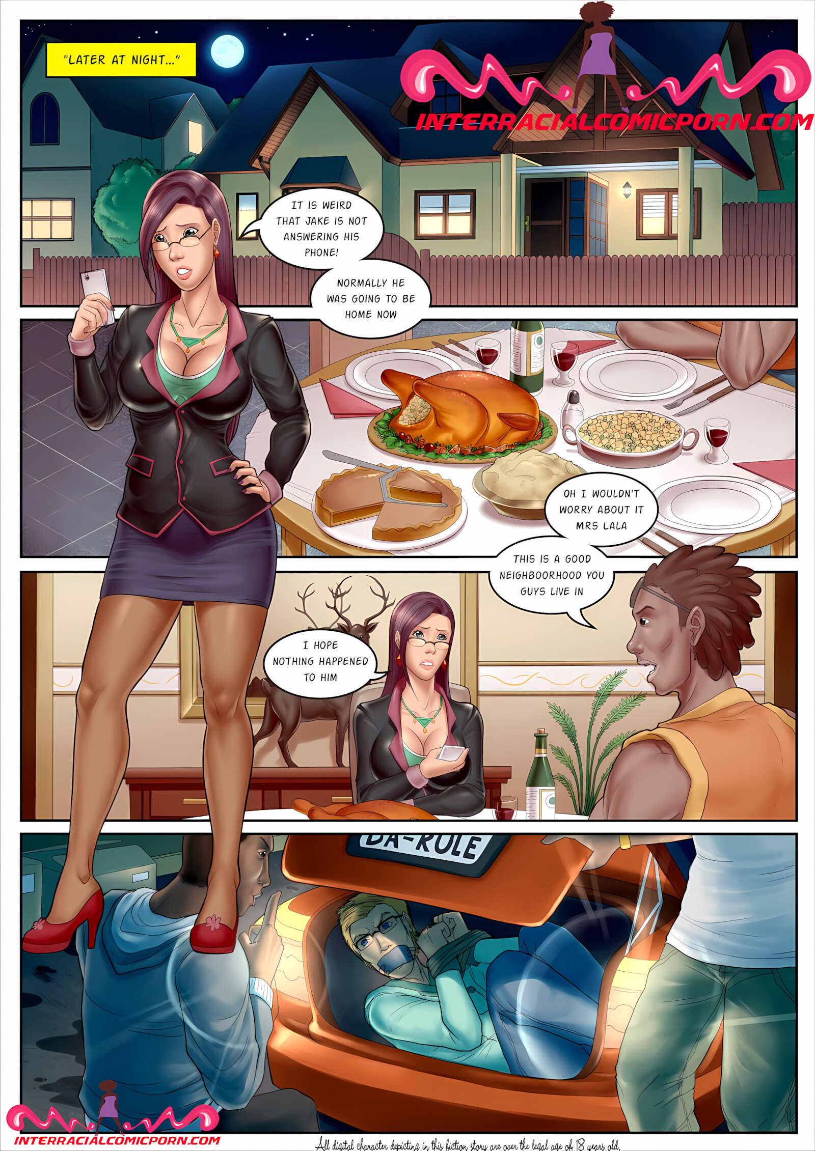 The New Teacher [InterracialComicPorn], The New Teacher 1, page 9 of 18
