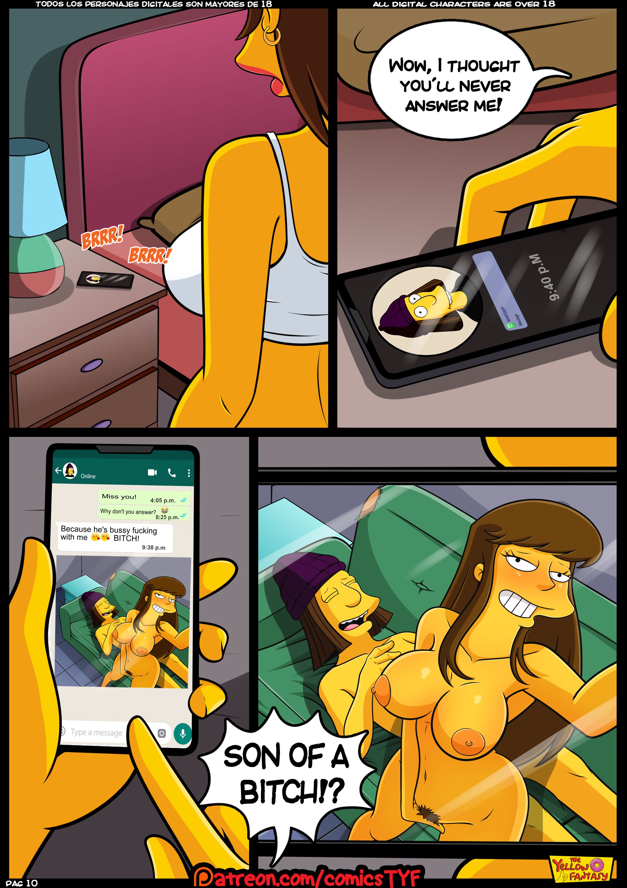 The Yellow Fantasy Series [The Simpsons], The Reunion - Chapter 2, page 12 of 21