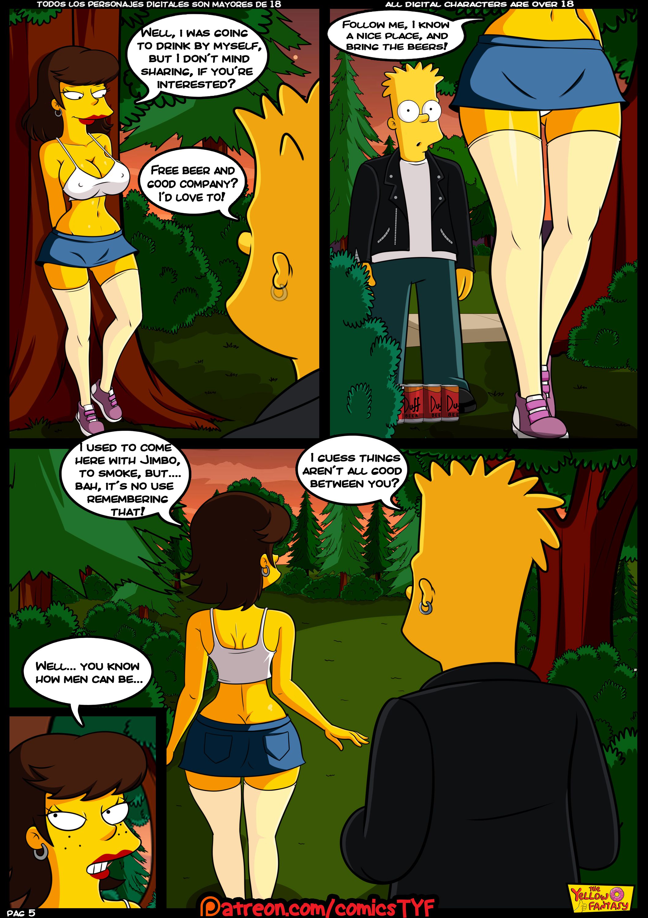 The Yellow Fantasy Series [The Simpsons], The Reunion - Chapter 2, page 7 of 21