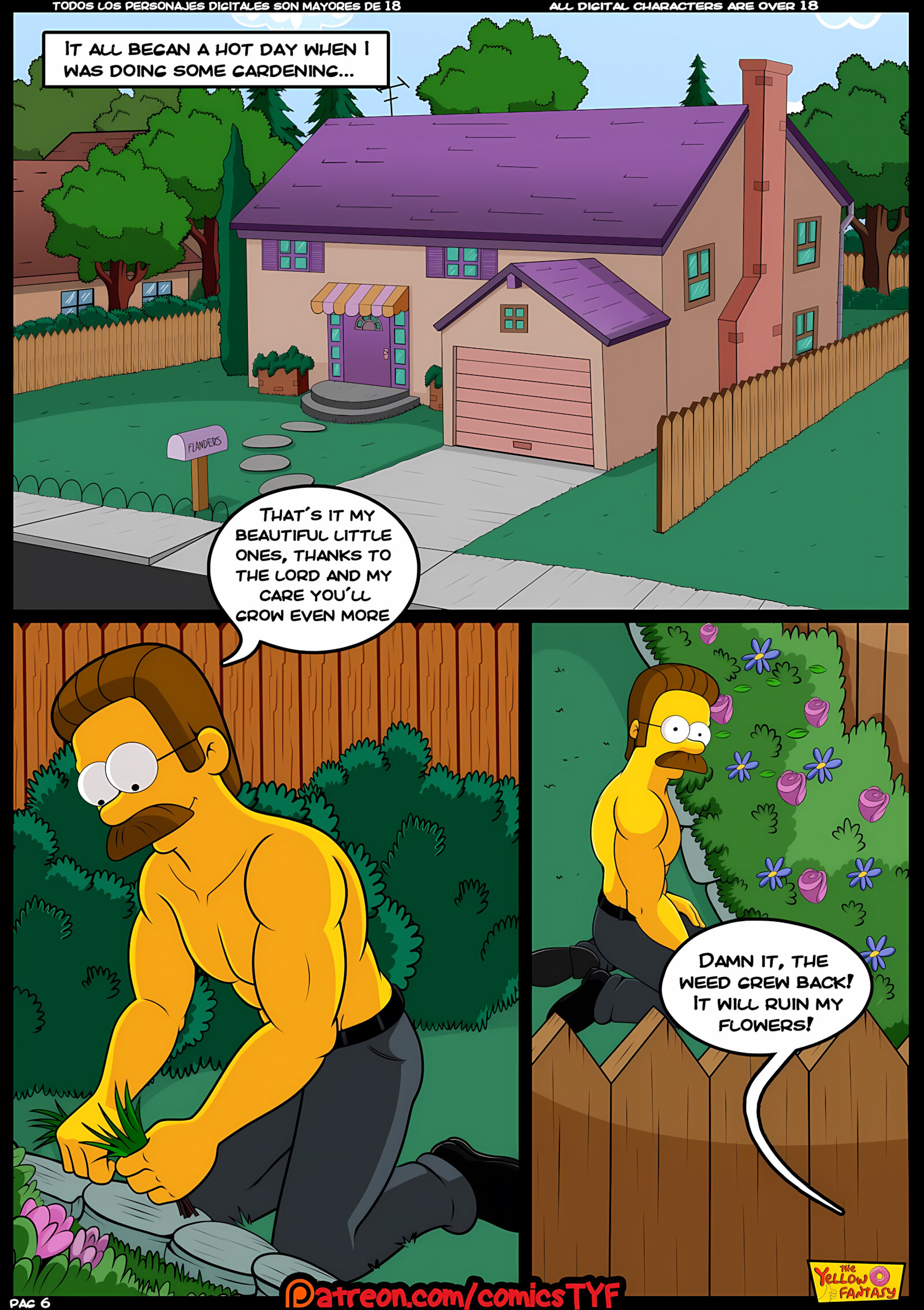 The Yellow Fantasy Series [The Simpsons], The Pastime - Chapter 1, page 7 of 19
