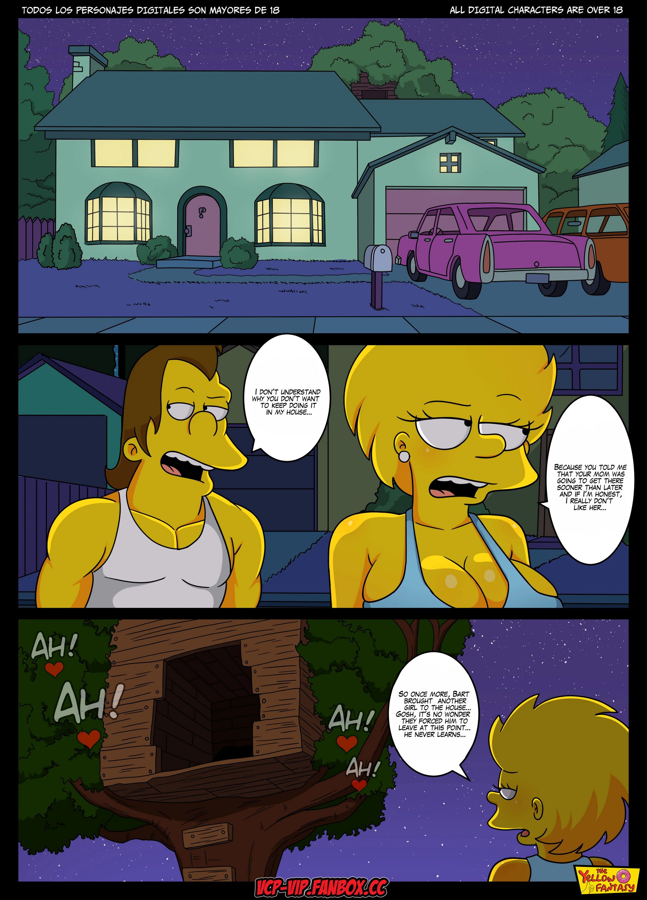 The Yellow Fantasy Series [The Simpsons], Nelson's Tutor- Chpater 8, page 12 of 16