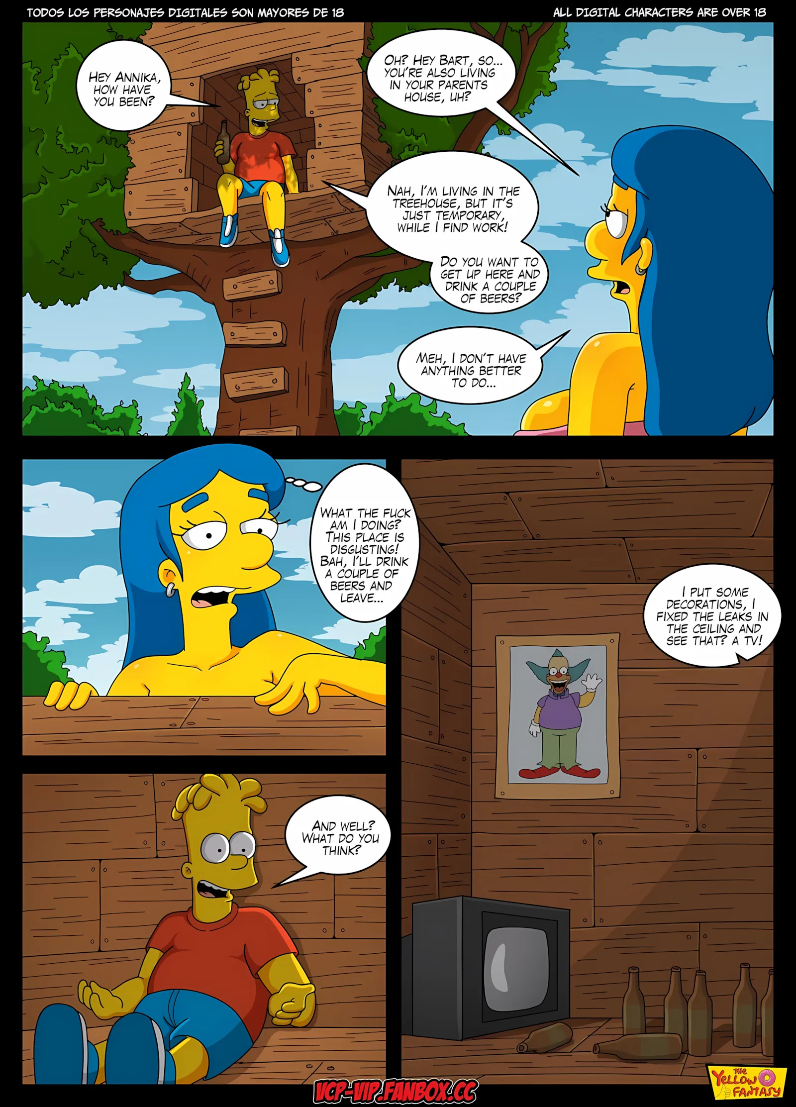 The Yellow Fantasy Series [The Simpsons], Annika Van Houten- Chapter 6, page 5 of 16