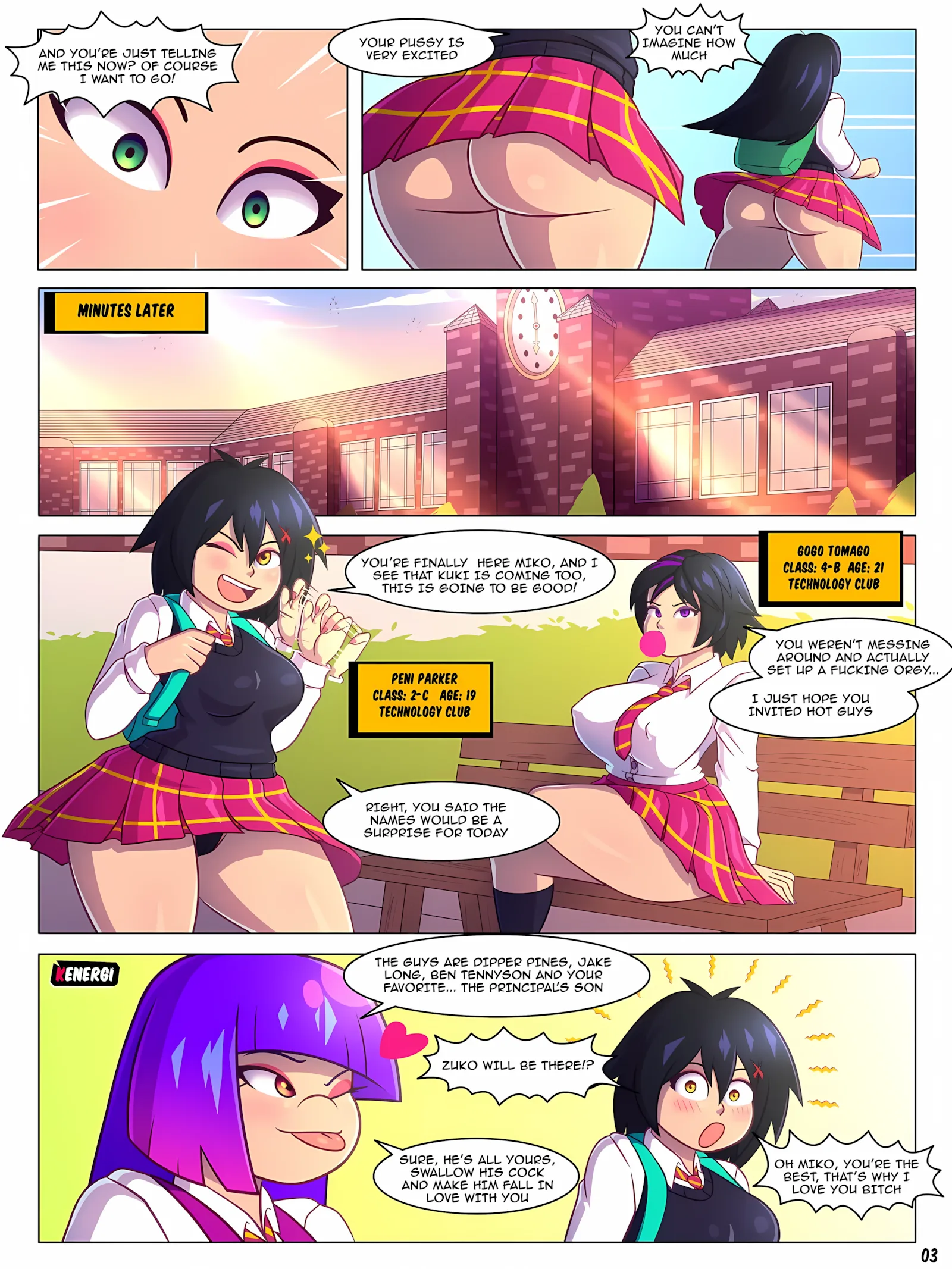 Toonworth Academy [Kenergi], Toonworth Academy, page 3 of 14