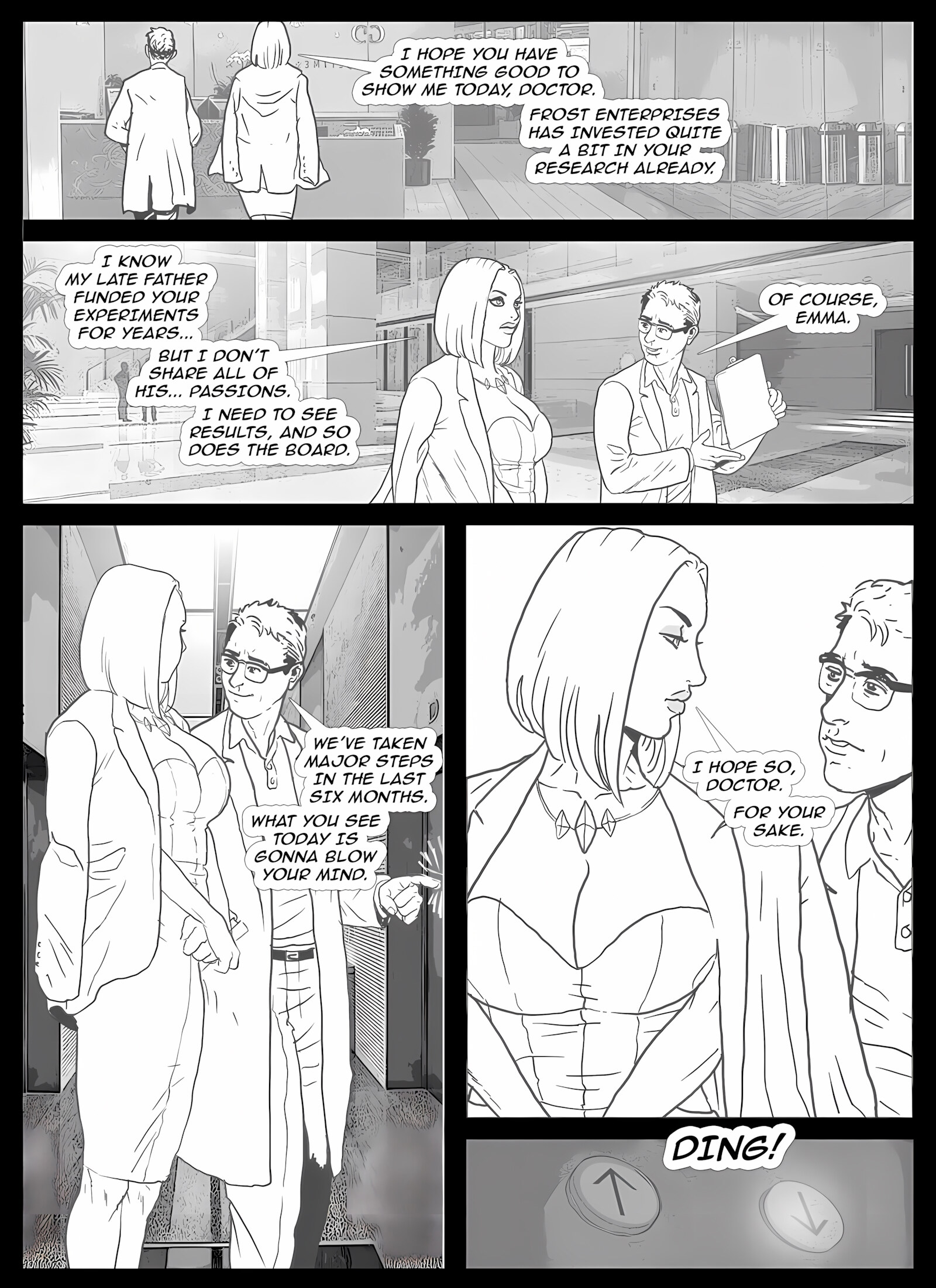 Women of Marvel- The Brain Worms [Pegasus], Women of Marvel- The Brain Worms, page 3 of 23