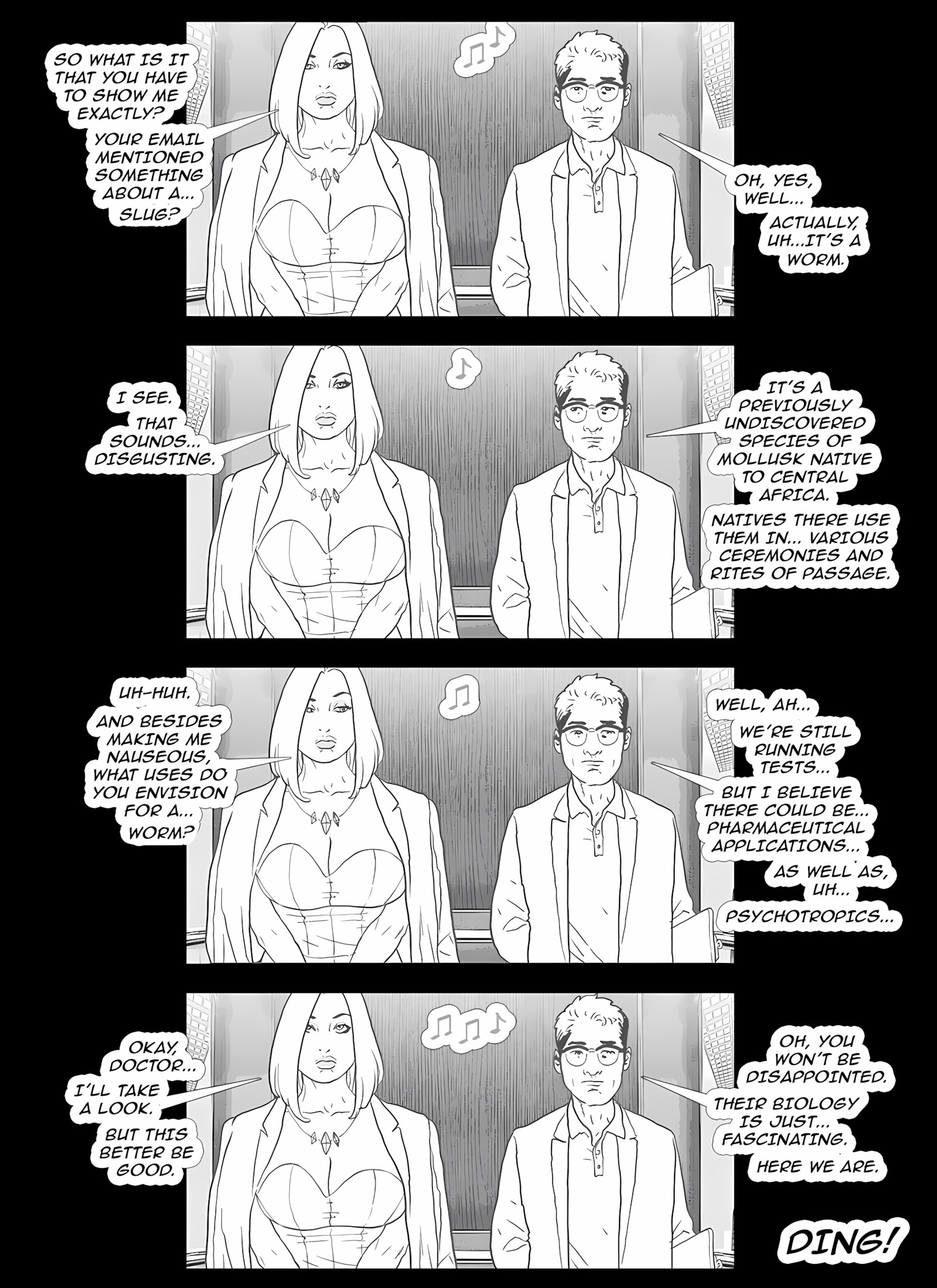 Women of Marvel- The Brain Worms [Pegasus], Women of Marvel- The Brain Worms, page 4 of 23