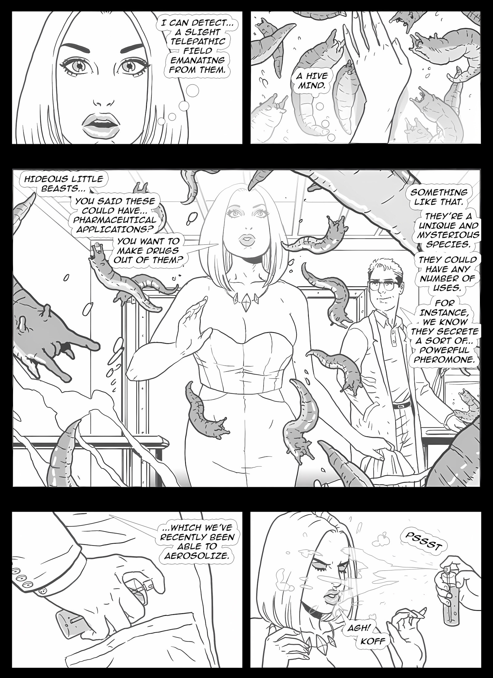 Women of Marvel- The Brain Worms [Pegasus], Women of Marvel- The Brain Worms, page 7 of 23