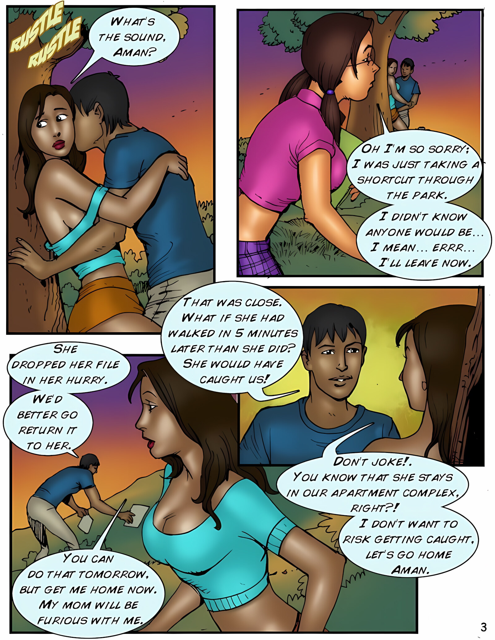 XXX Apartments [Kirtu], XXX Apartments - The Cure for Writers Block - Chapter 10, page 4 of 31