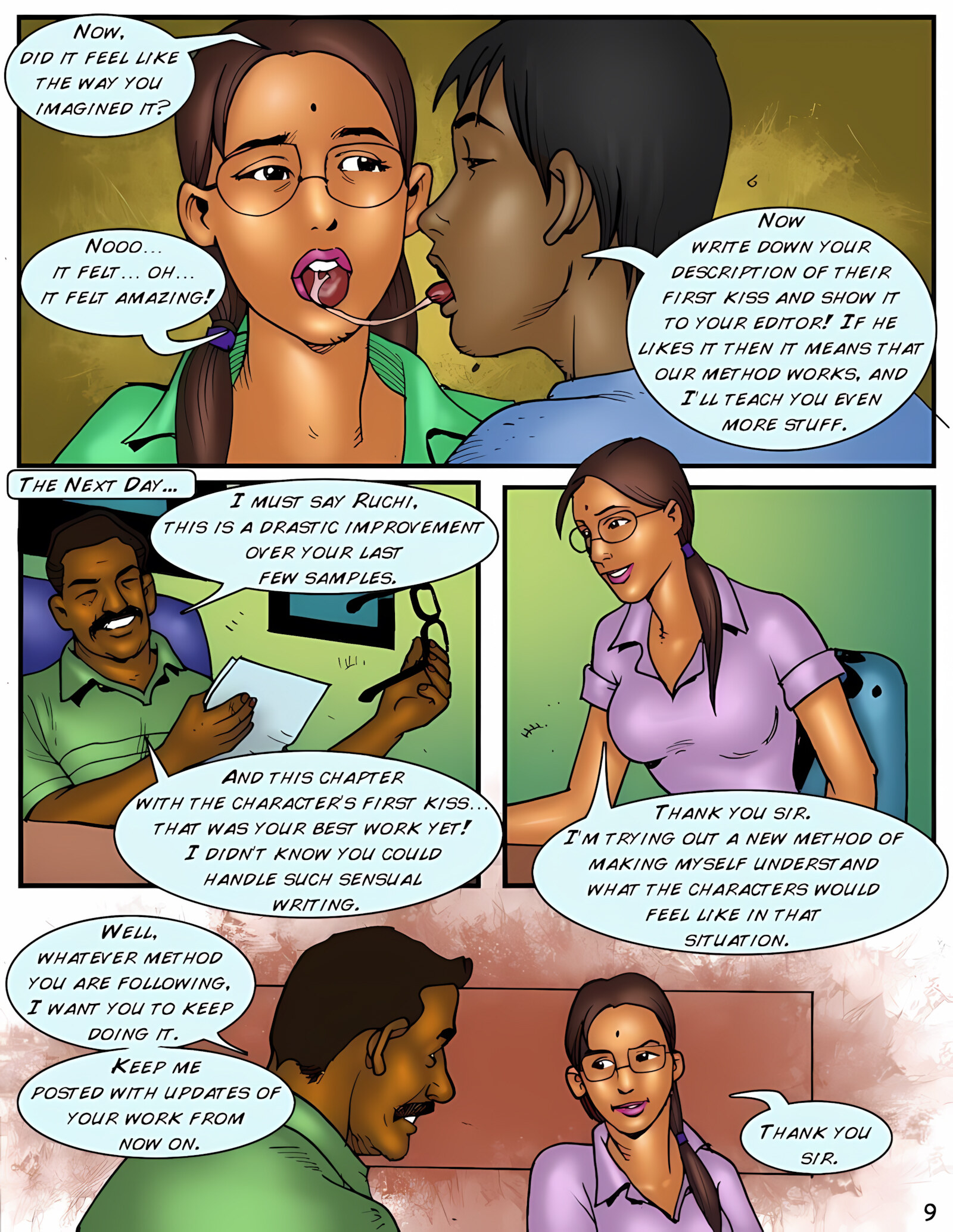 XXX Apartments [Kirtu], XXX Apartments - The Cure for Writers Block - Chapter 10, page 10 of 31