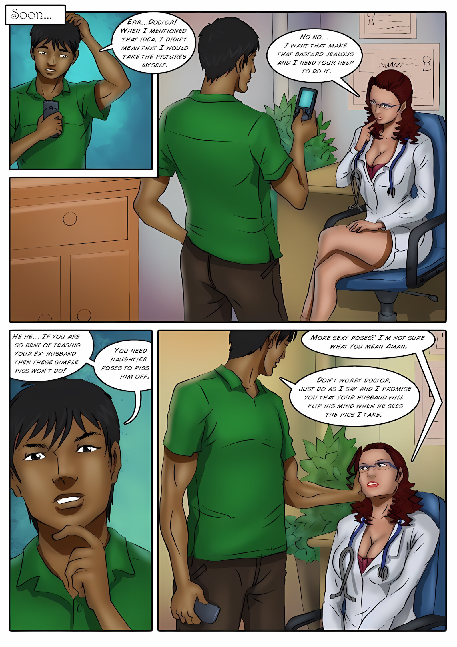 XXX Apartments [Kirtu], XXX Apartments - The Doctor’s Visit Never Felt So Good - Chapter 9, page 8 of 30