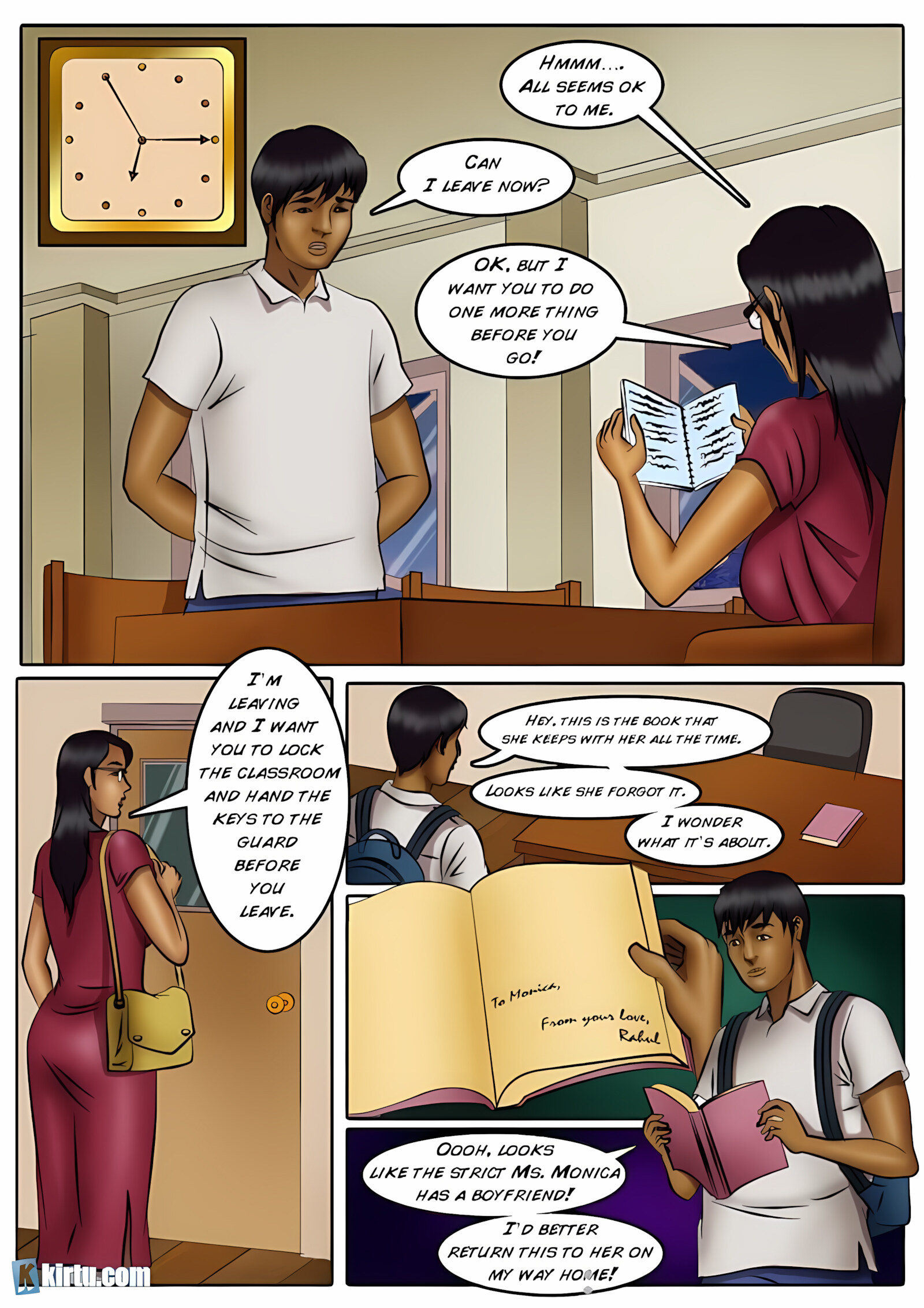 XXX Apartments [Kirtu], XXX Apartments - Teaching the Teacher a Lesson… - Chapter 2, page 14 of 32