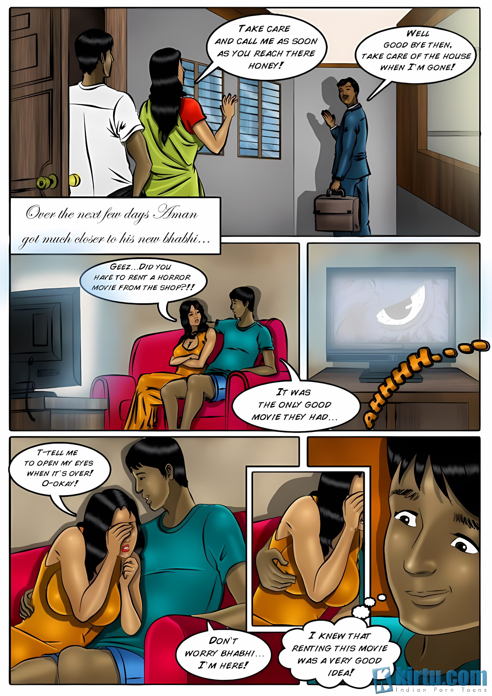 XXX Apartments [Kirtu], XXX Apartments - A Good bhabhi cares for her Devar - Chapter 1, page 16 of 34