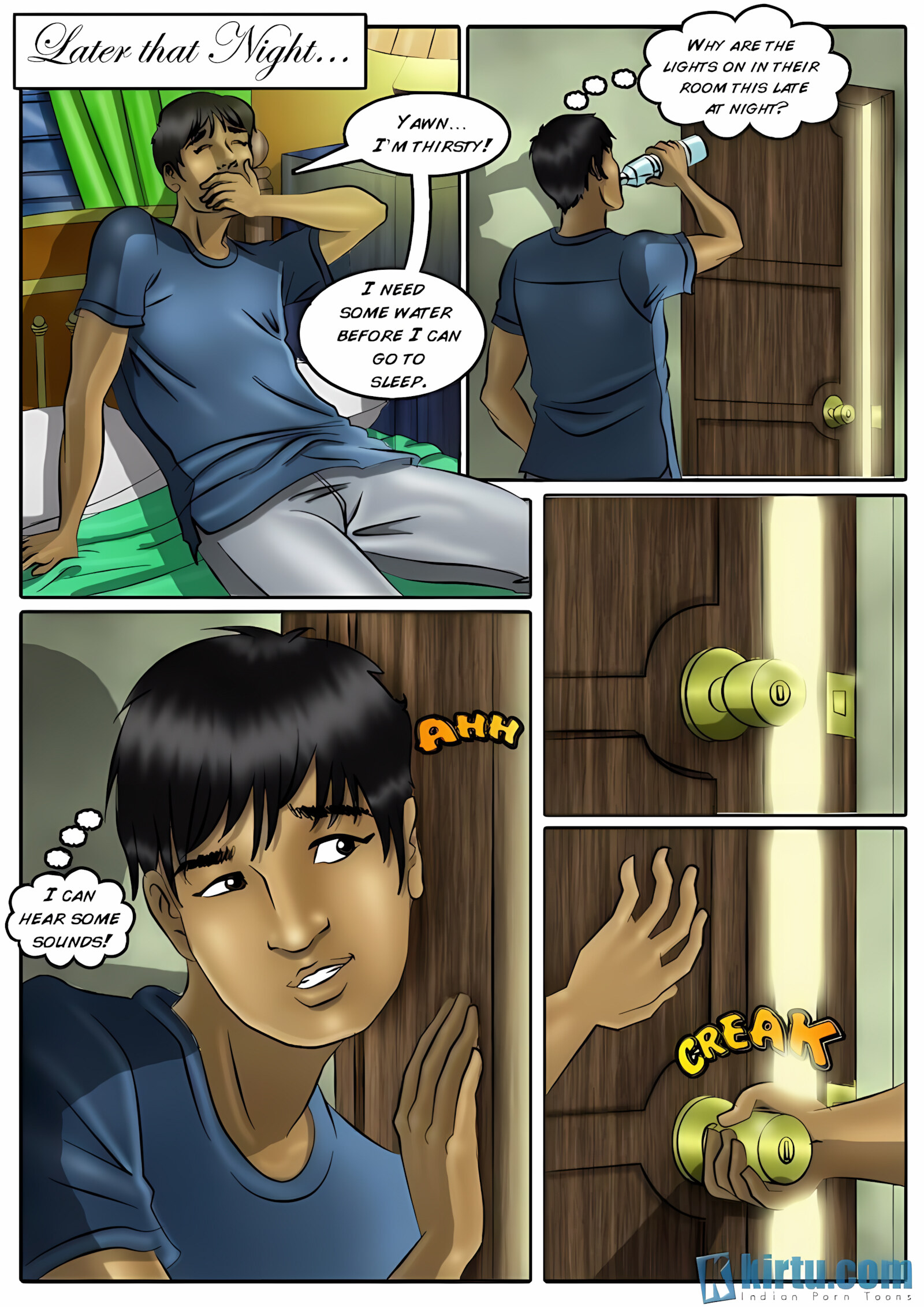 XXX Apartments [Kirtu], XXX Apartments - A Good bhabhi cares for her Devar - Chapter 1, page 9 of 34