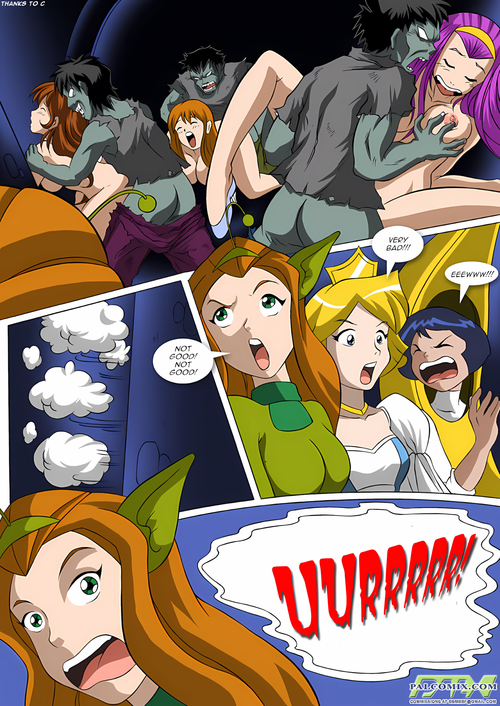 Zombies are Like, So Well Hung! [Palcomix], Zombies are Like, So Well Hung!, page 3 of 18