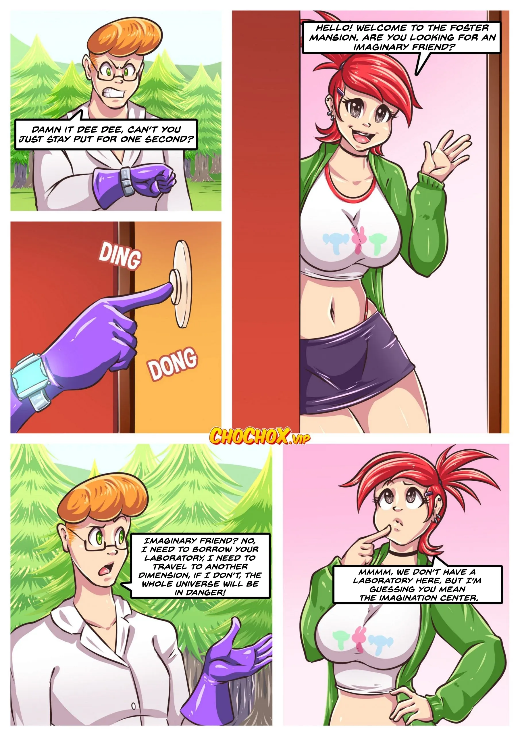 Between Dimensions [Crock Comix], Between Dimensions (Dexter’s Laboratory) [Crock Comix], page 12 of 39