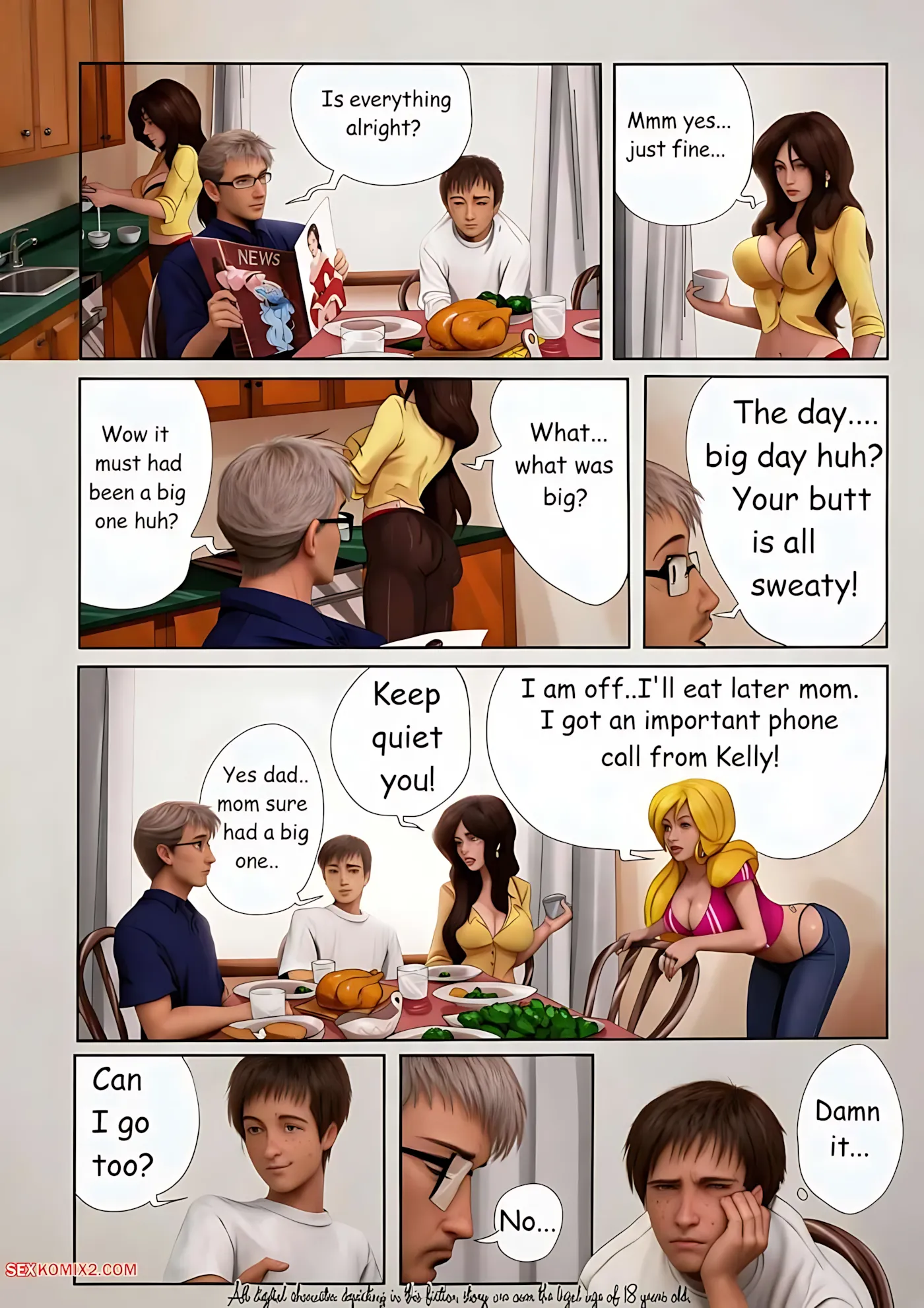 Big Ass – Milftoon [AI], 1. Big Ass - Chapter 1 [AI Milftoon], page 9 of 15